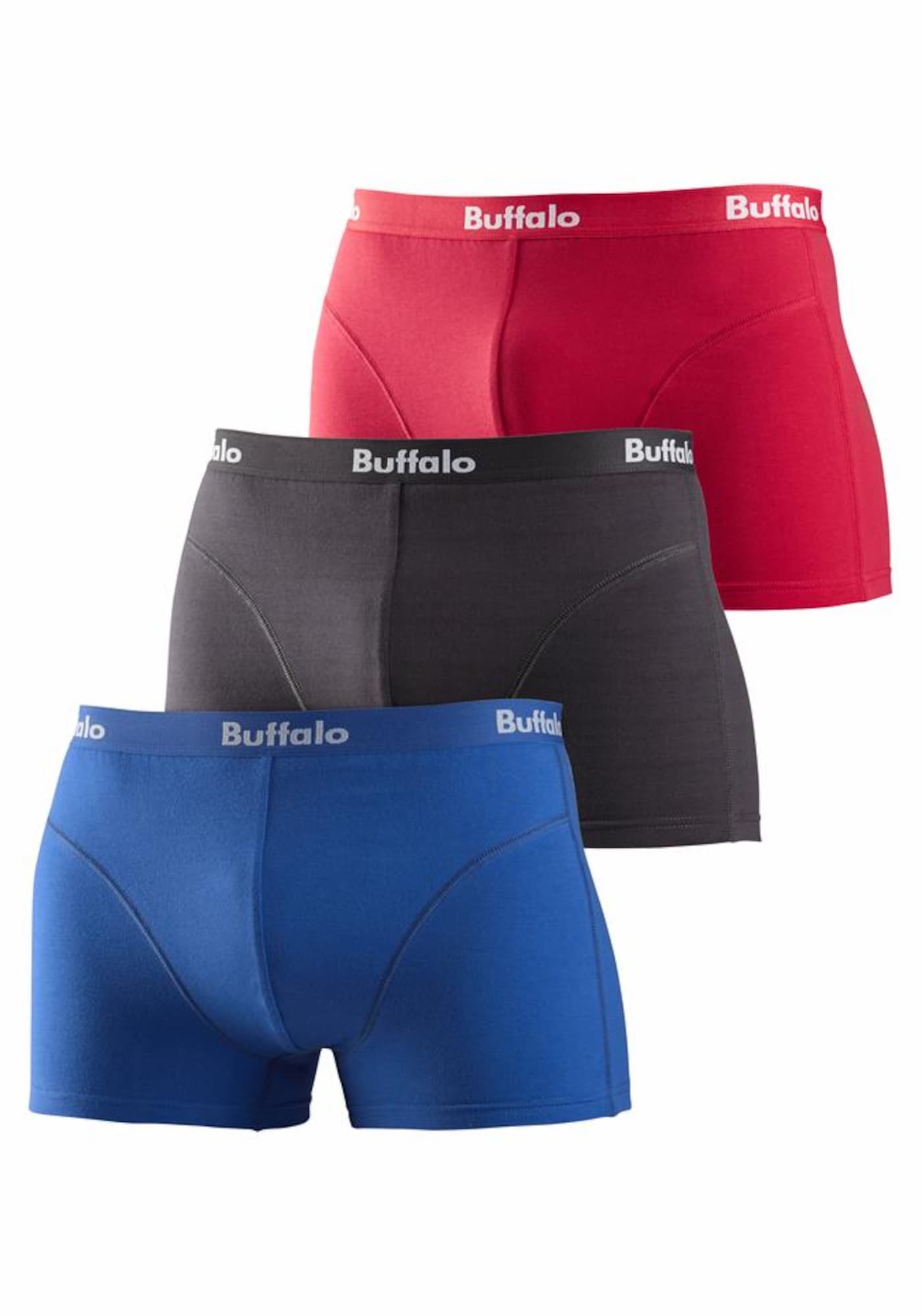 BUFFALO Boxeralsók  kék / piros / fekete