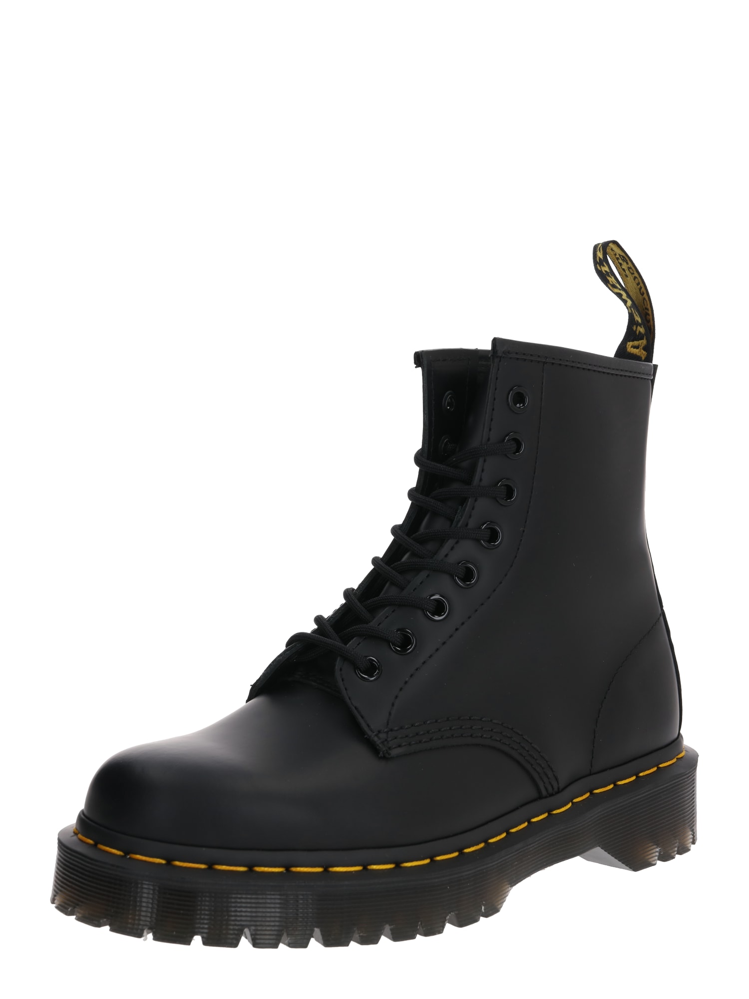 Dr. Martens Fűzős rövid szárú csizmák '1460 Bex'  fekete / sötétsárga