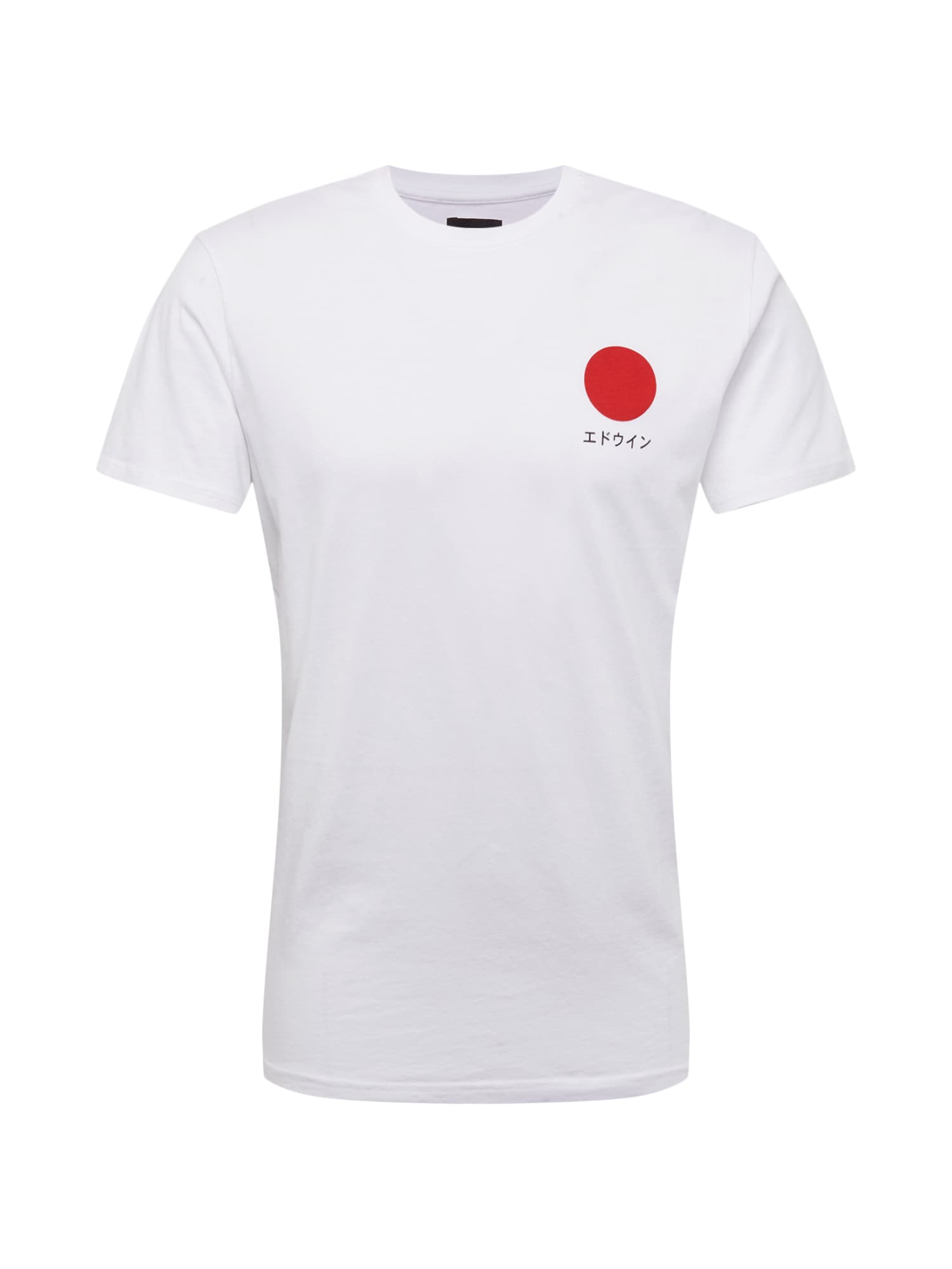 EDWIN Póló 'Japanese Sun TS'  piros / fekete / fehér