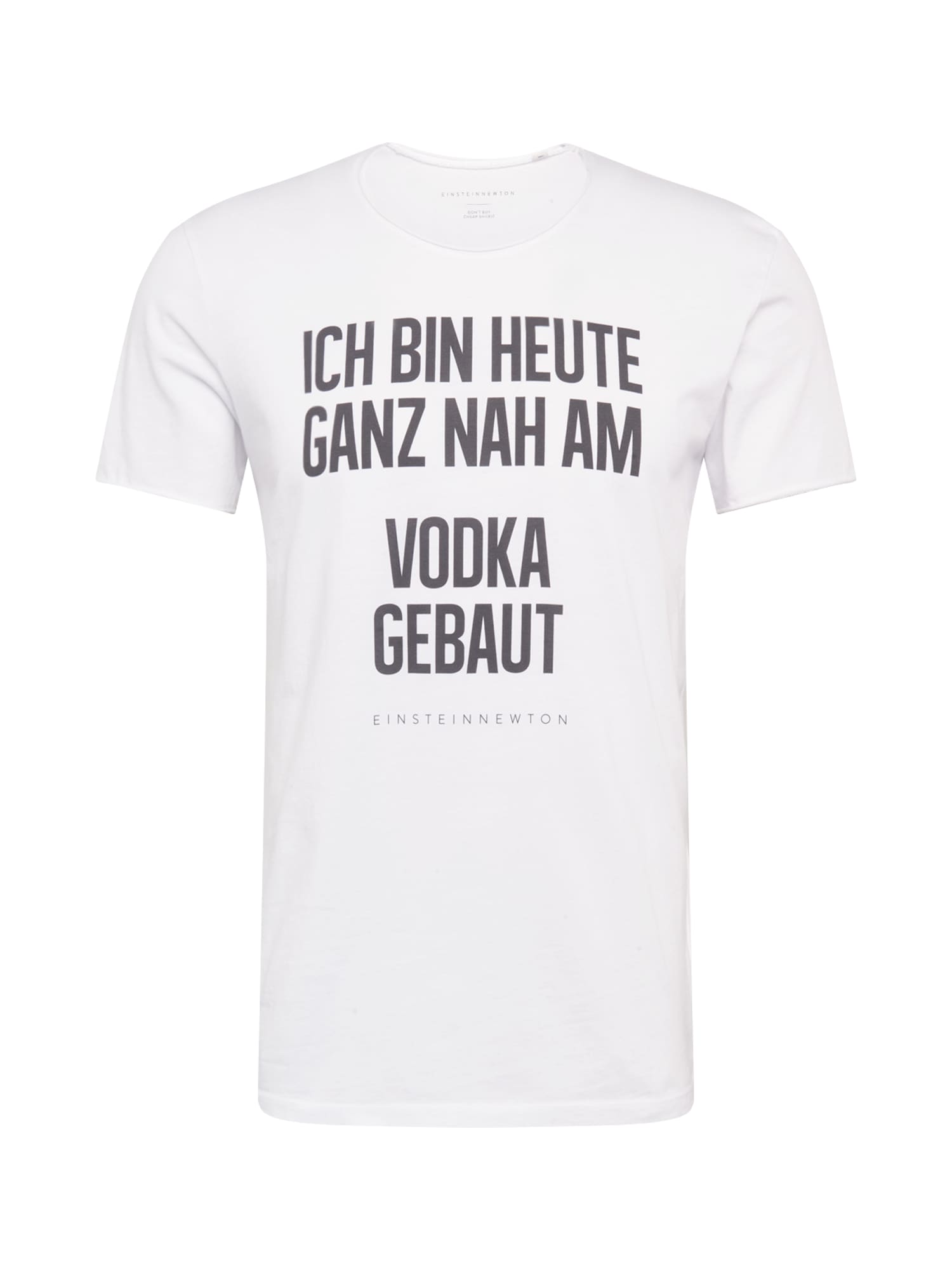 EINSTEIN & NEWTON Póló 'VODKA BASS'  fekete / fehér