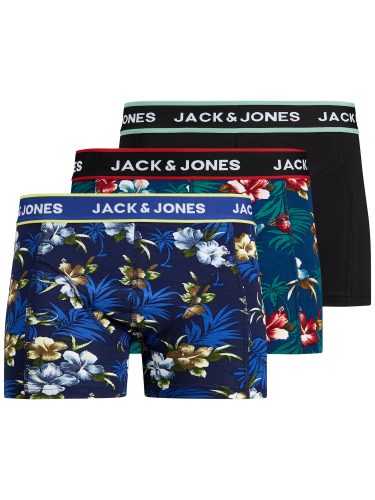 JACK & JONES Boxeralsók  kék / fehér / fekete / zöld / piros