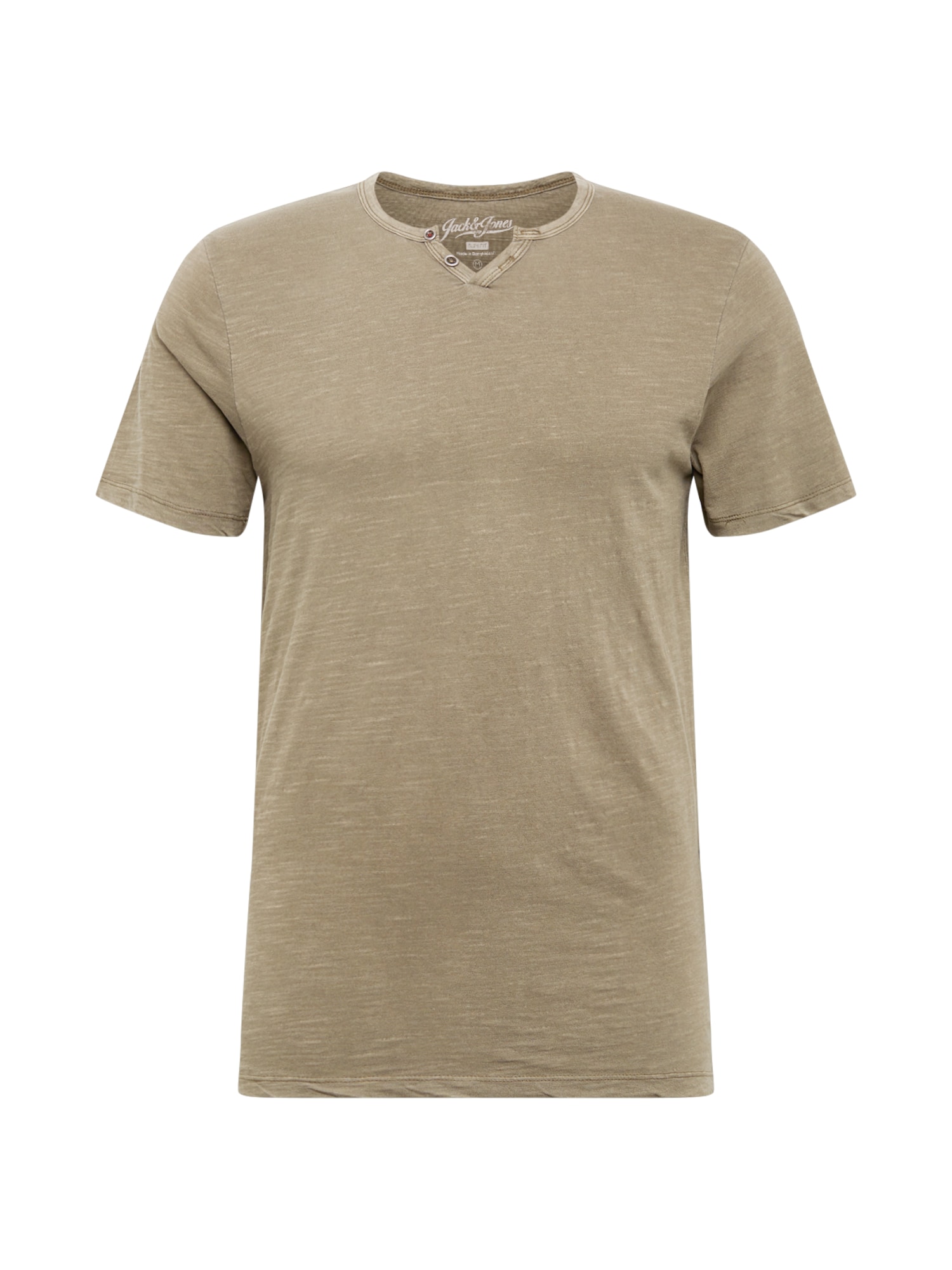 JACK & JONES Póló 'Split'  khaki