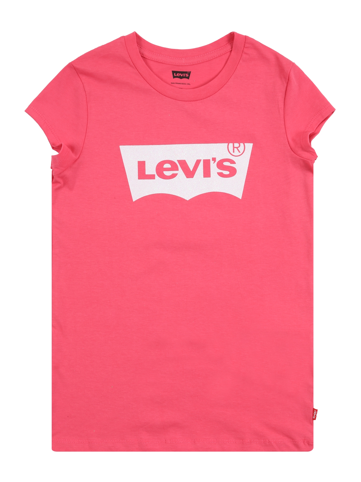 LEVI'S Póló 'Batwing'  rózsaszín / fehér