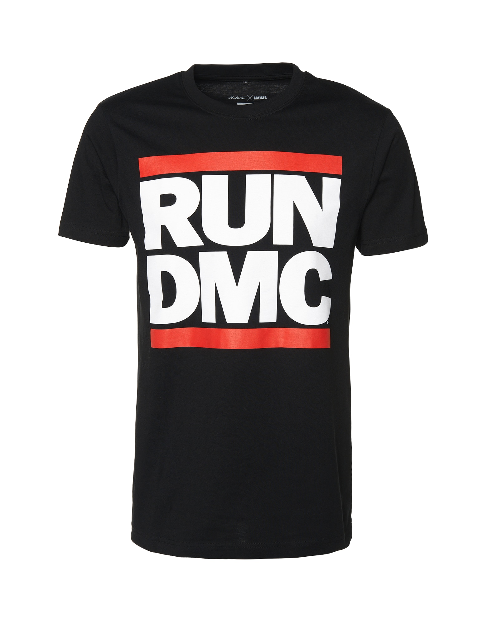 Mister Tee Póló 'Run DMC'  fehér / piros / fekete