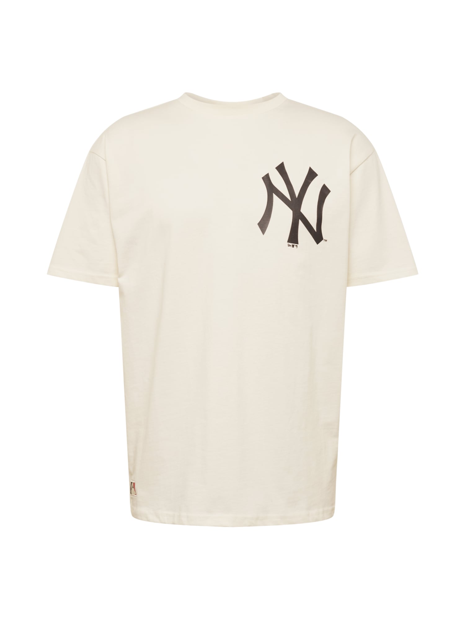 NEW ERA Póló 'MLB New York Yankees'  fekete / fehér