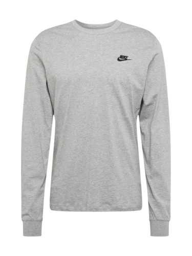 Nike Sportswear Póló  szürke / fekete