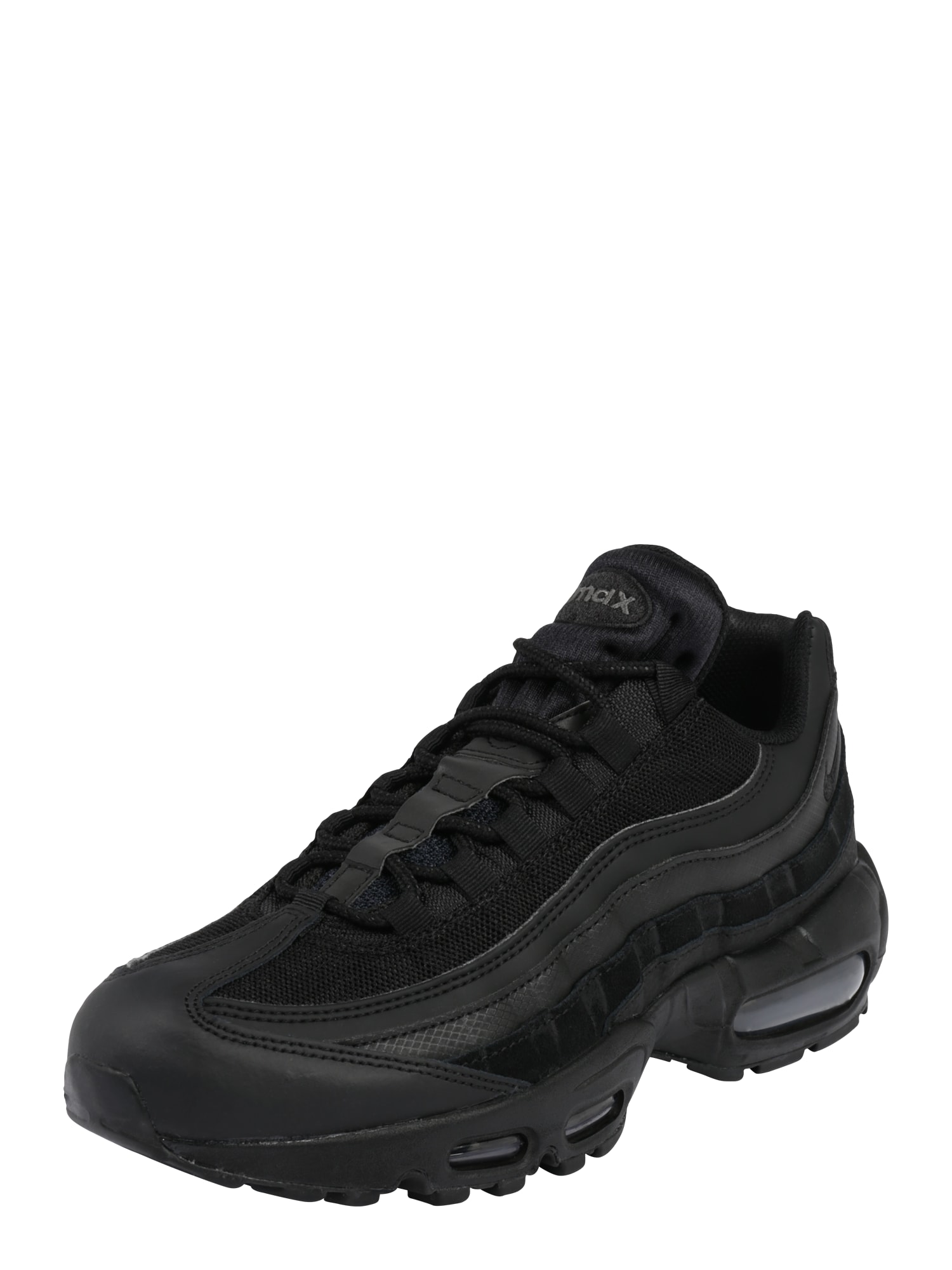 Nike Sportswear Rövid szárú edzőcipők  sötétszürke / fekete