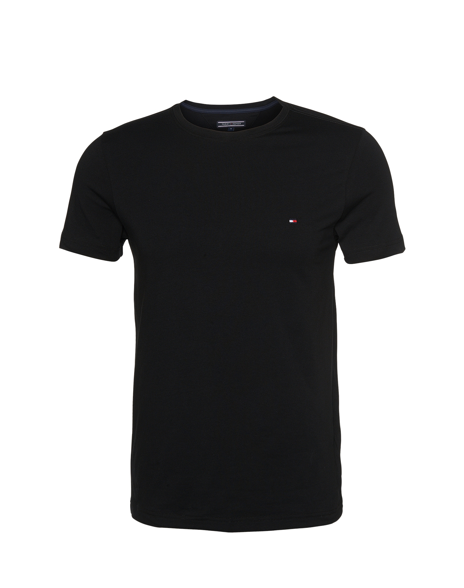 TOMMY HILFIGER Póló  fekete / piros / fehér / tengerészkék