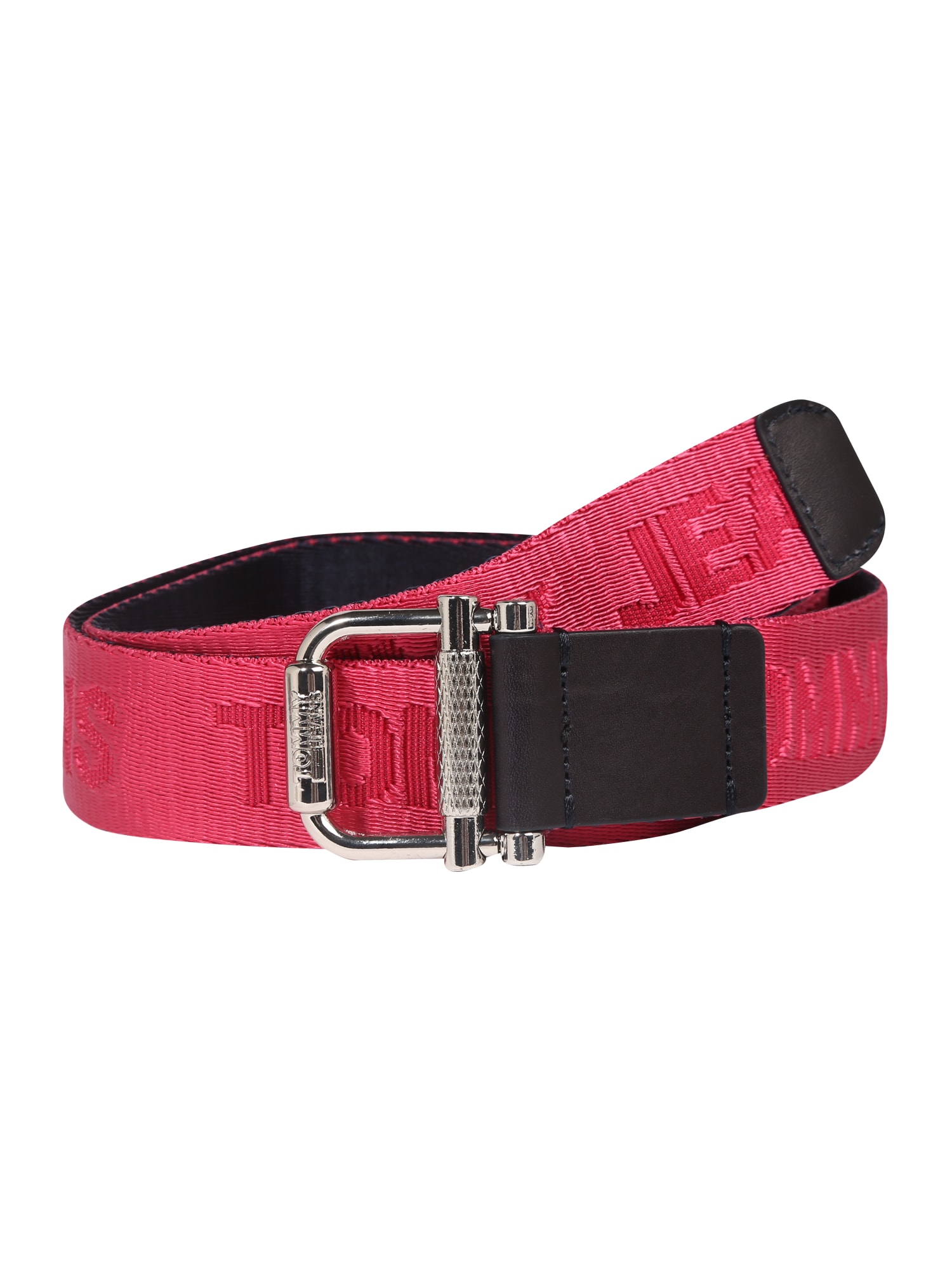 Tommy Jeans Övek 'TJW REV WEBBING BELT 3.5'  piros / fekete