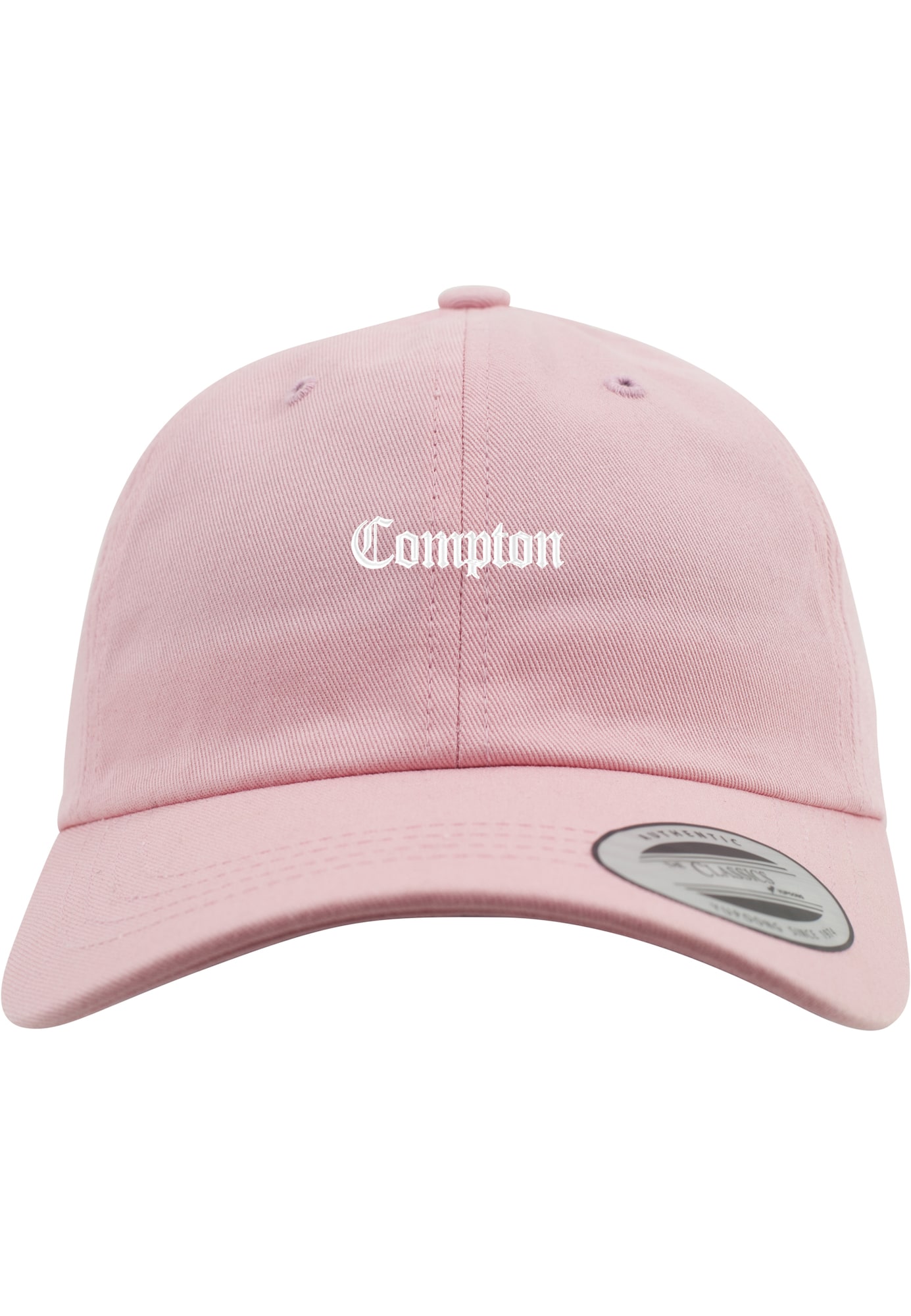 Mister Tee Sapkák 'Compton'  szürke / világos-rózsaszín / fehér