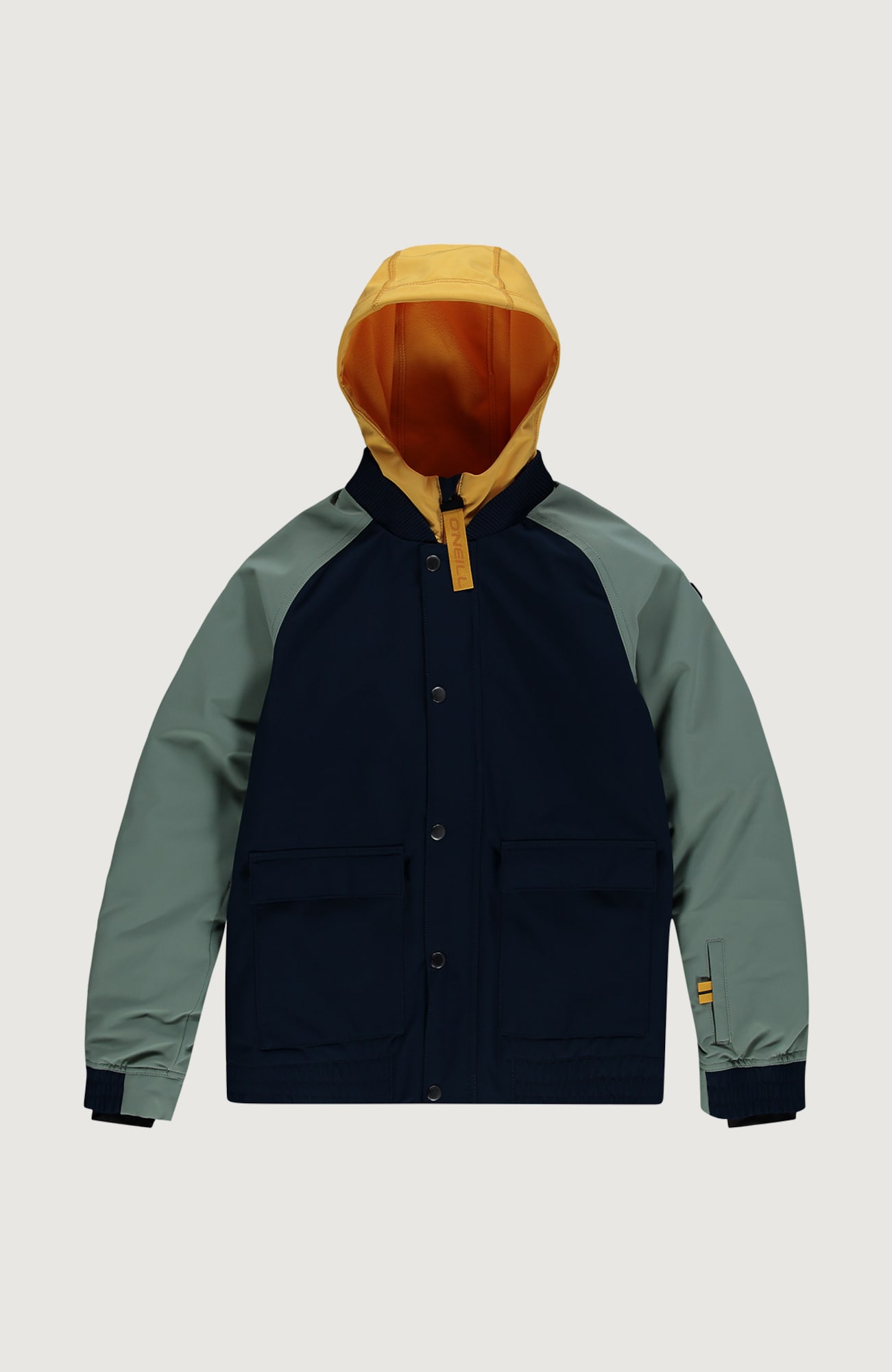 O'NEILL Kültéri kabátok 'Decombe-Bomber'  kék / zöld / sárga