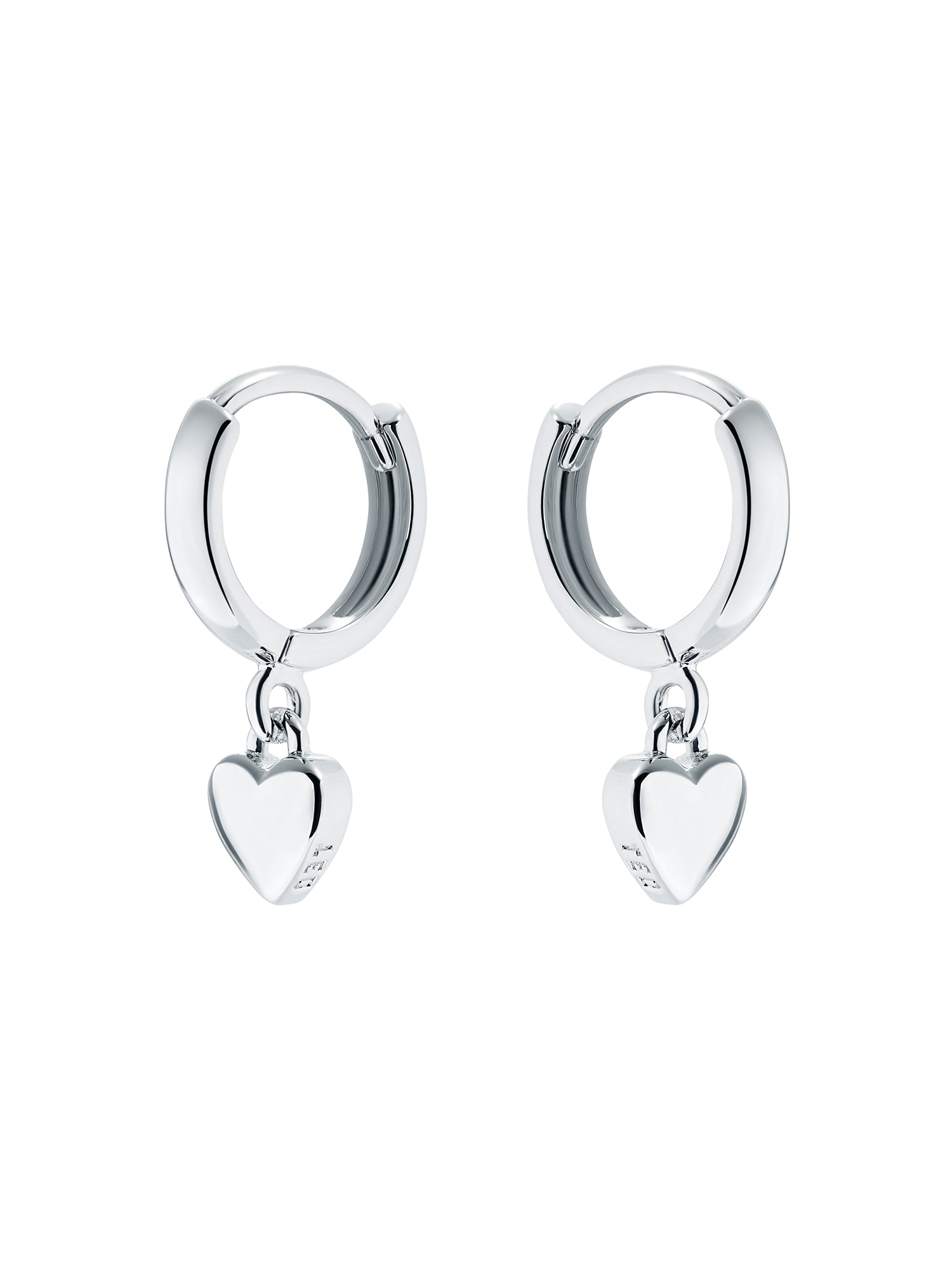 Ted Baker Fülbevalók 'Tiny Heart Huggie'  ezüst