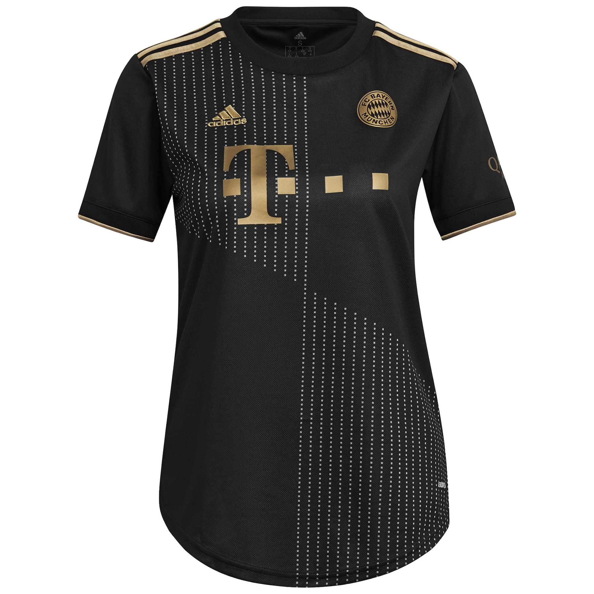 ADIDAS PERFORMANCE Mezek 'FC Bayern München Away 2021/2022'  fekete / arany / fehér