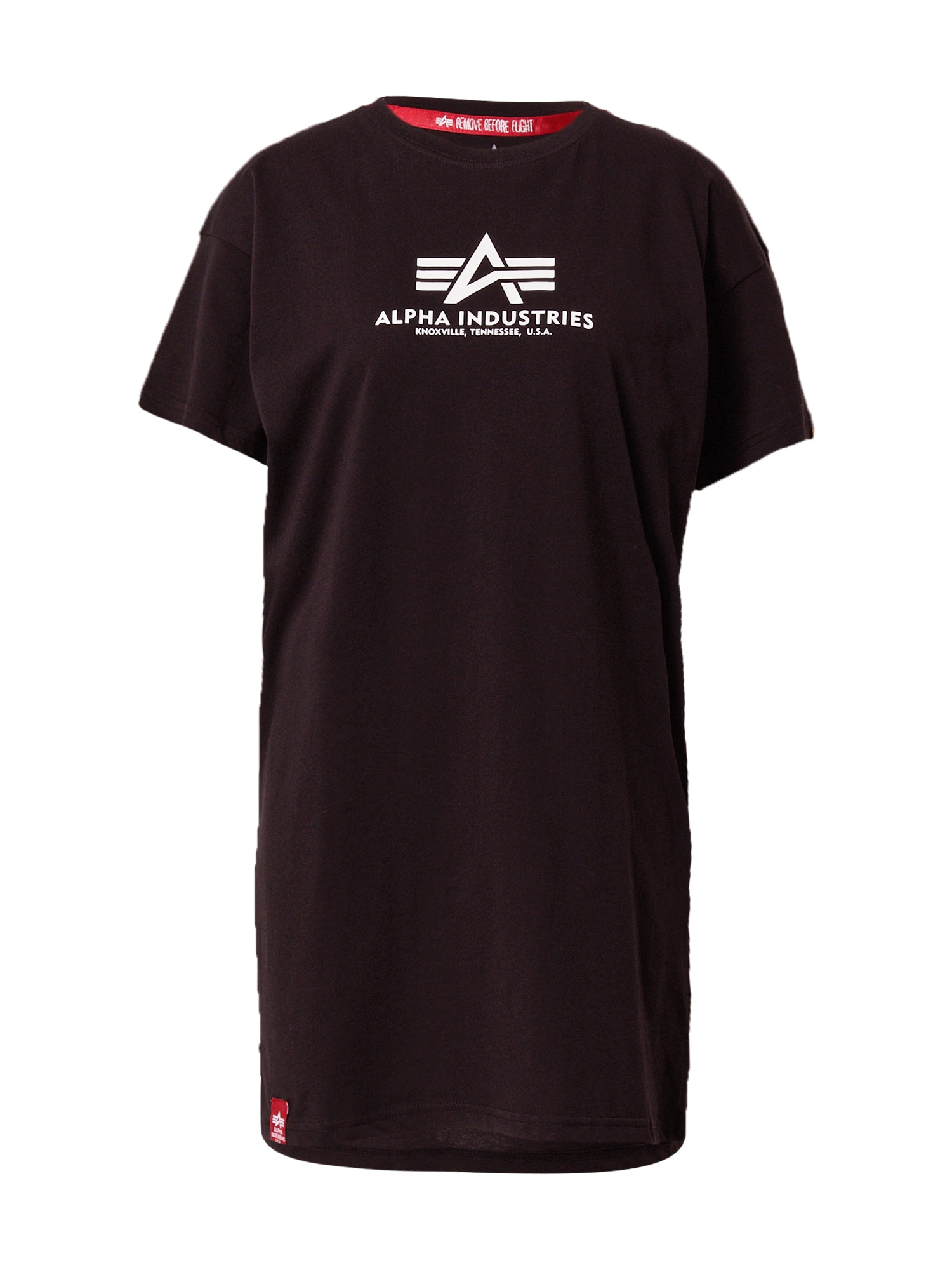 ALPHA INDUSTRIES Póló  fekete / fehér