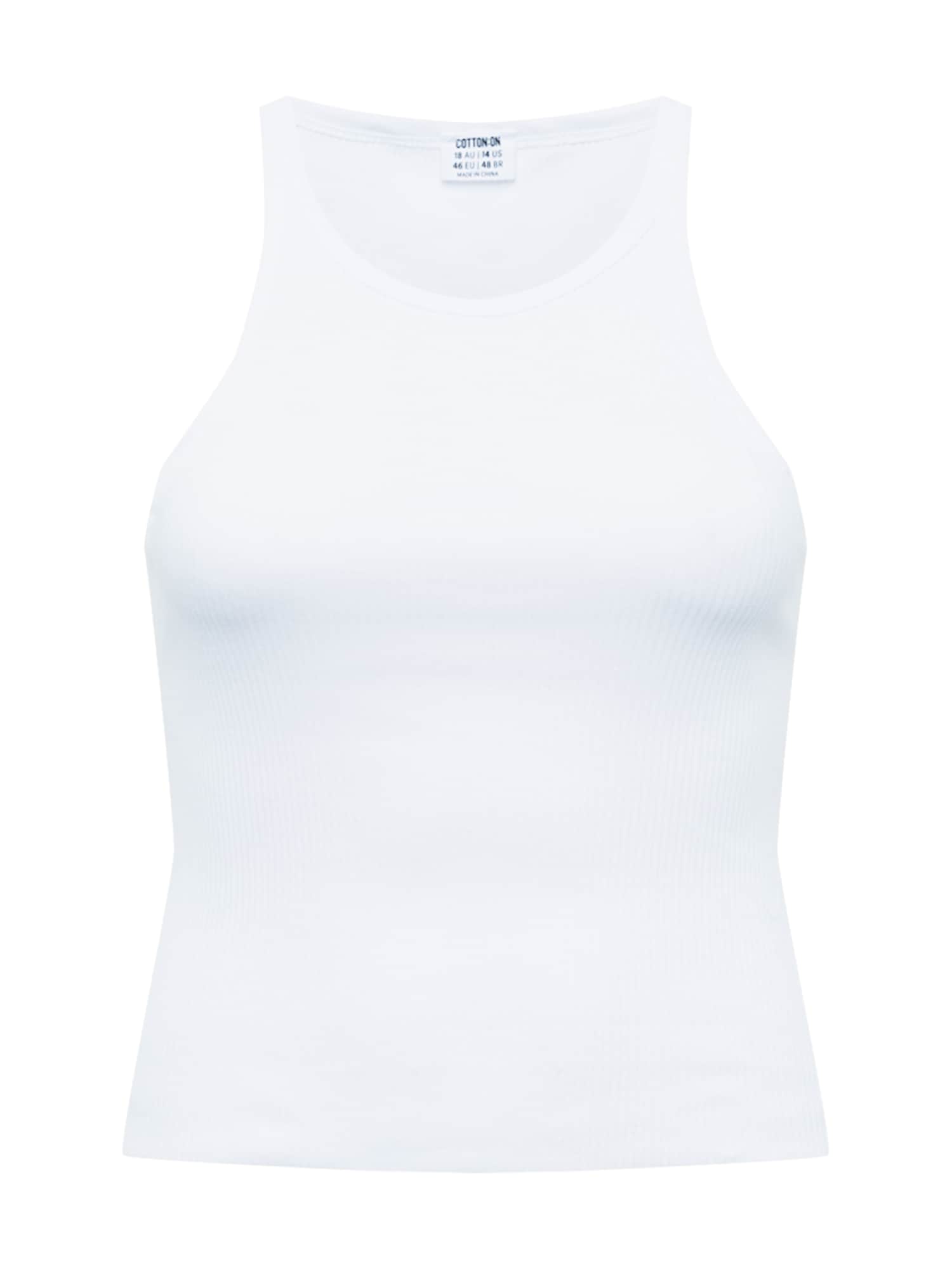 Cotton On Curve Top  piszkosfehér