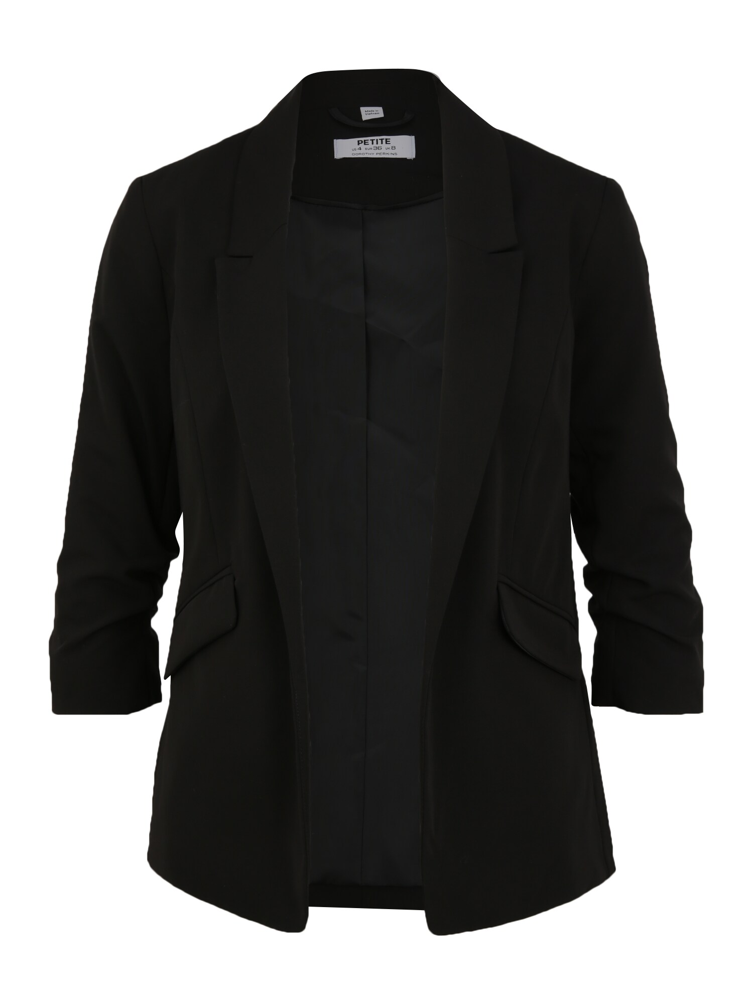 Dorothy Perkins Petite Blézer 'EDGE TO EDGE'  fekete