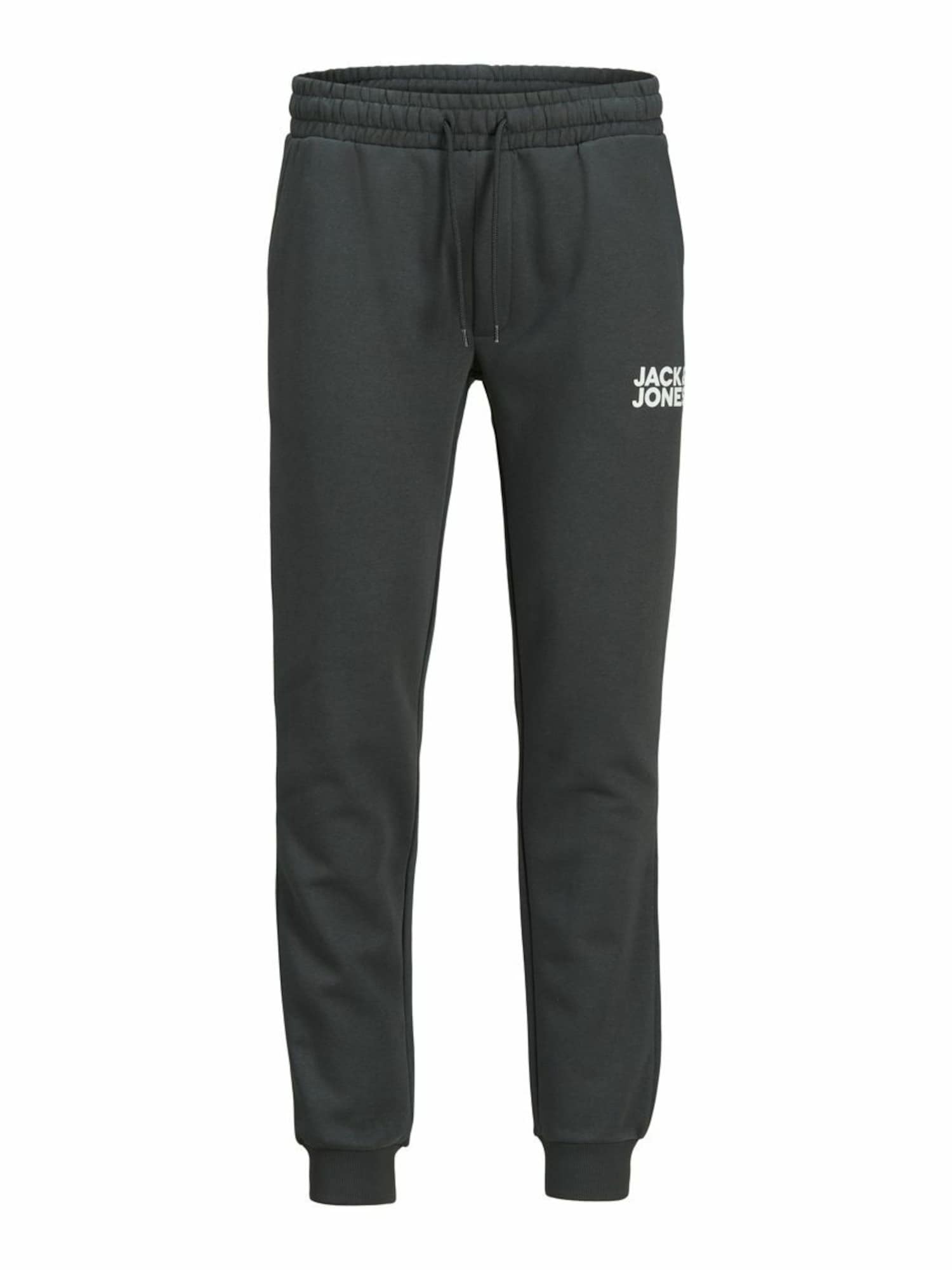 JACK & JONES Nadrág 'Gordon'  sötétszürke / fehér