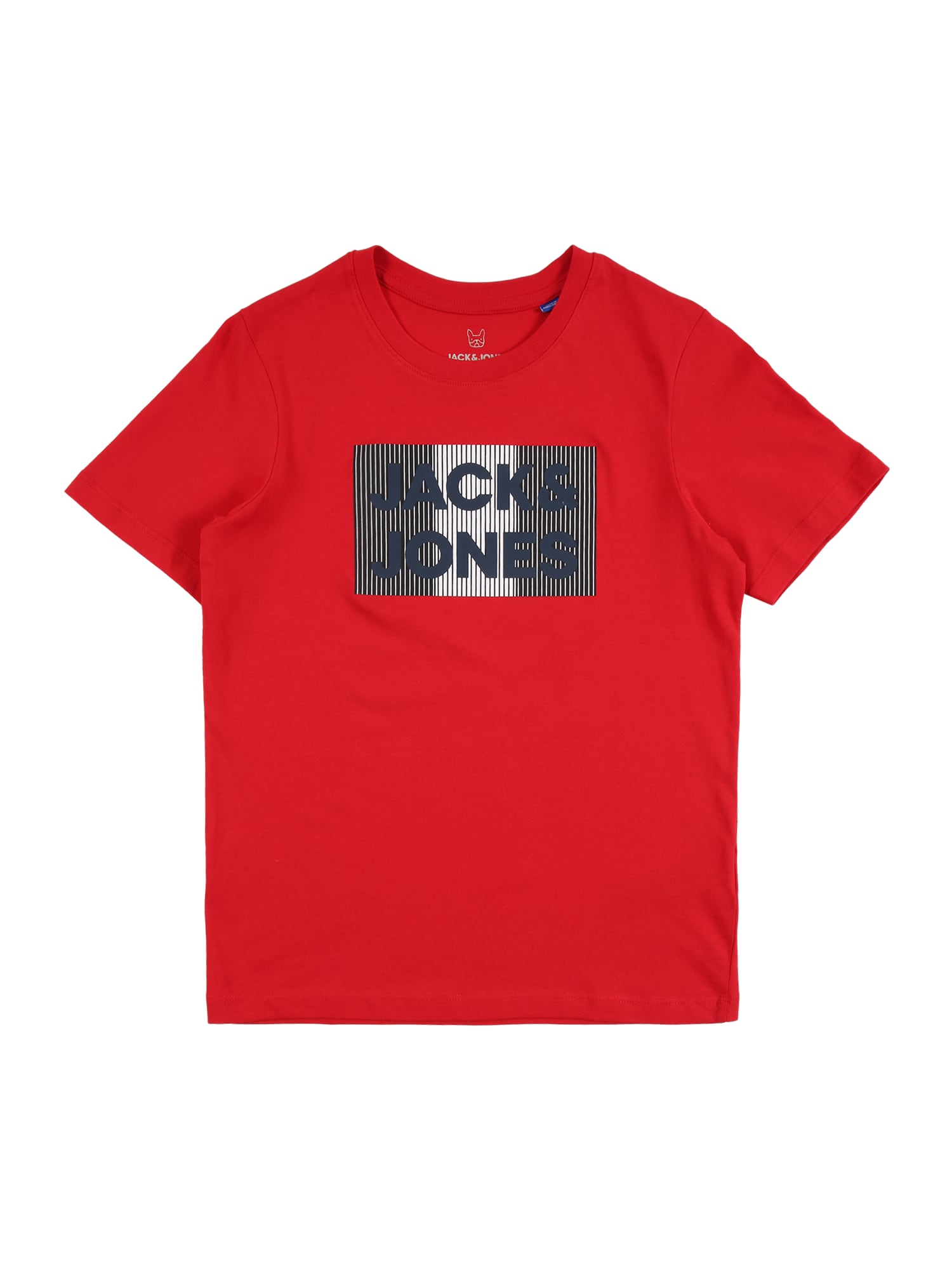 Jack & Jones Junior Póló  tűzpiros / fekete / fehér / tengerészkék