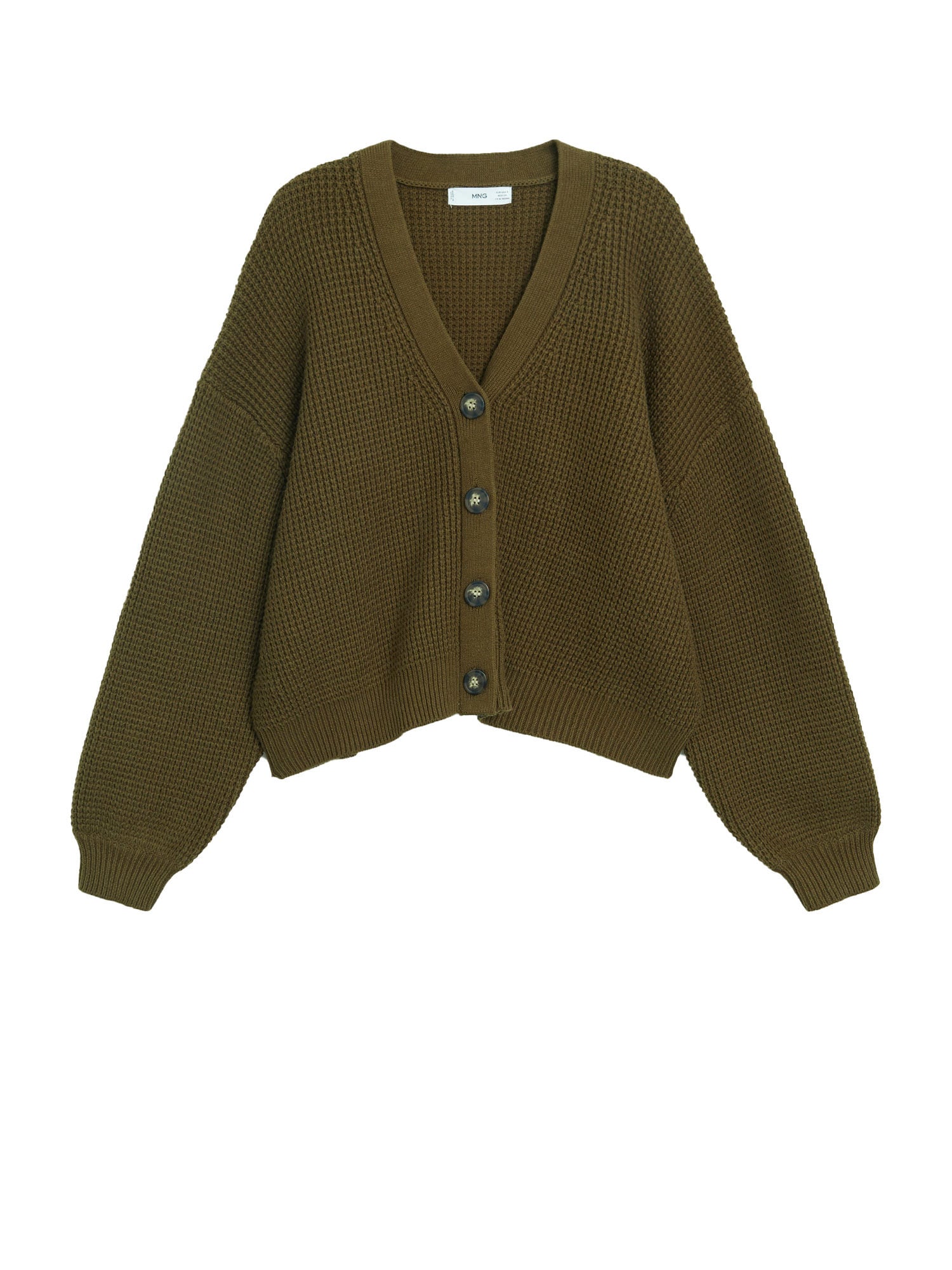MANGO Kardigán  khaki