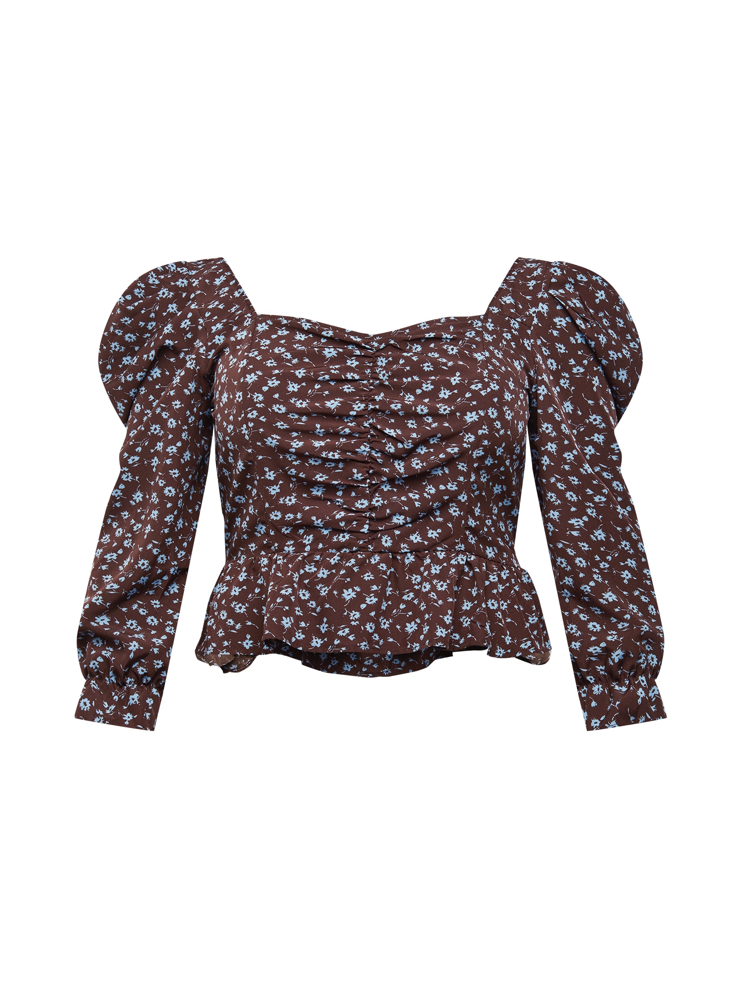 Missguided Plus Póló  barna / opál