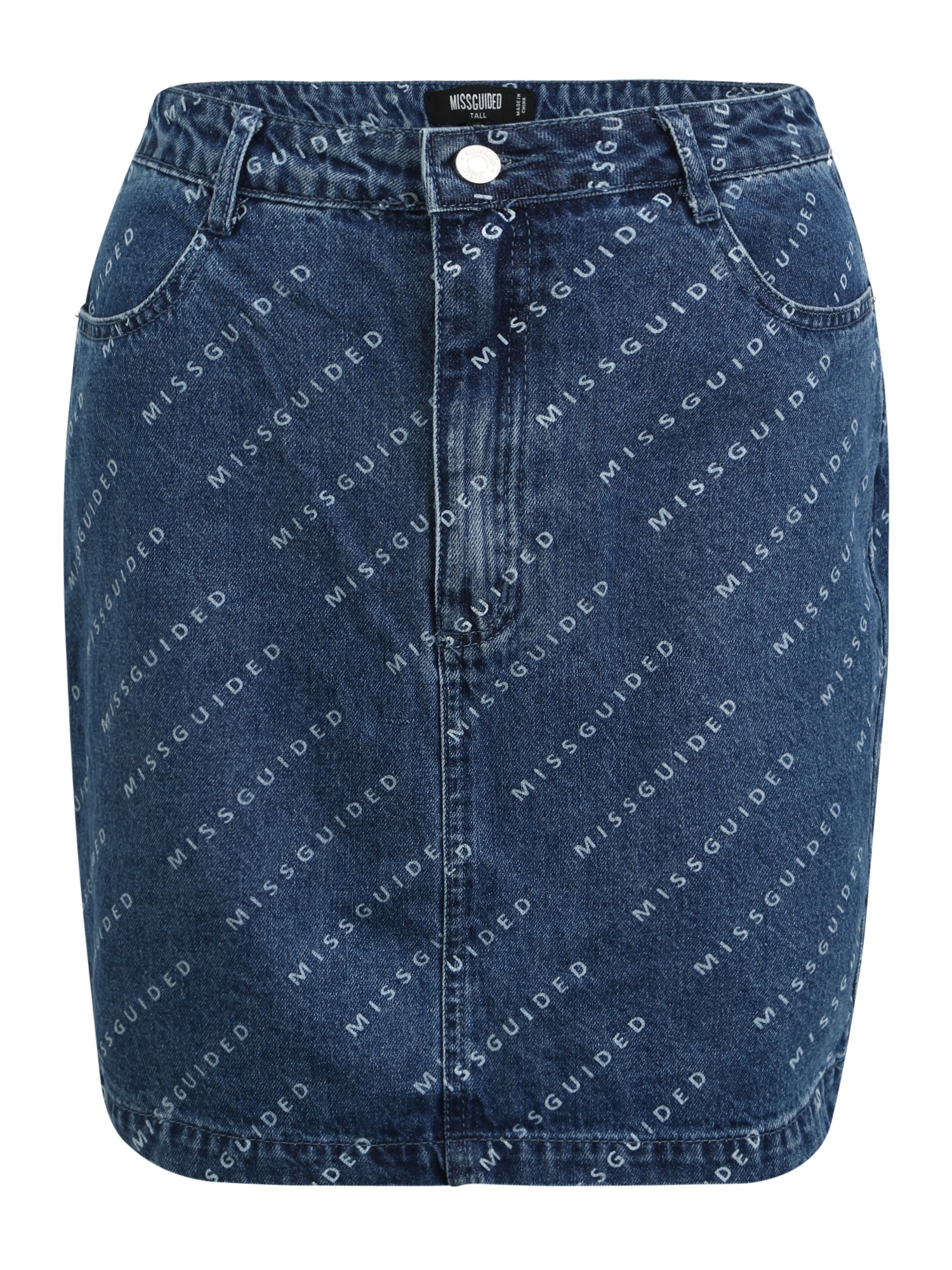 Missguided Tall Szoknyák  kék farmer / világoskék