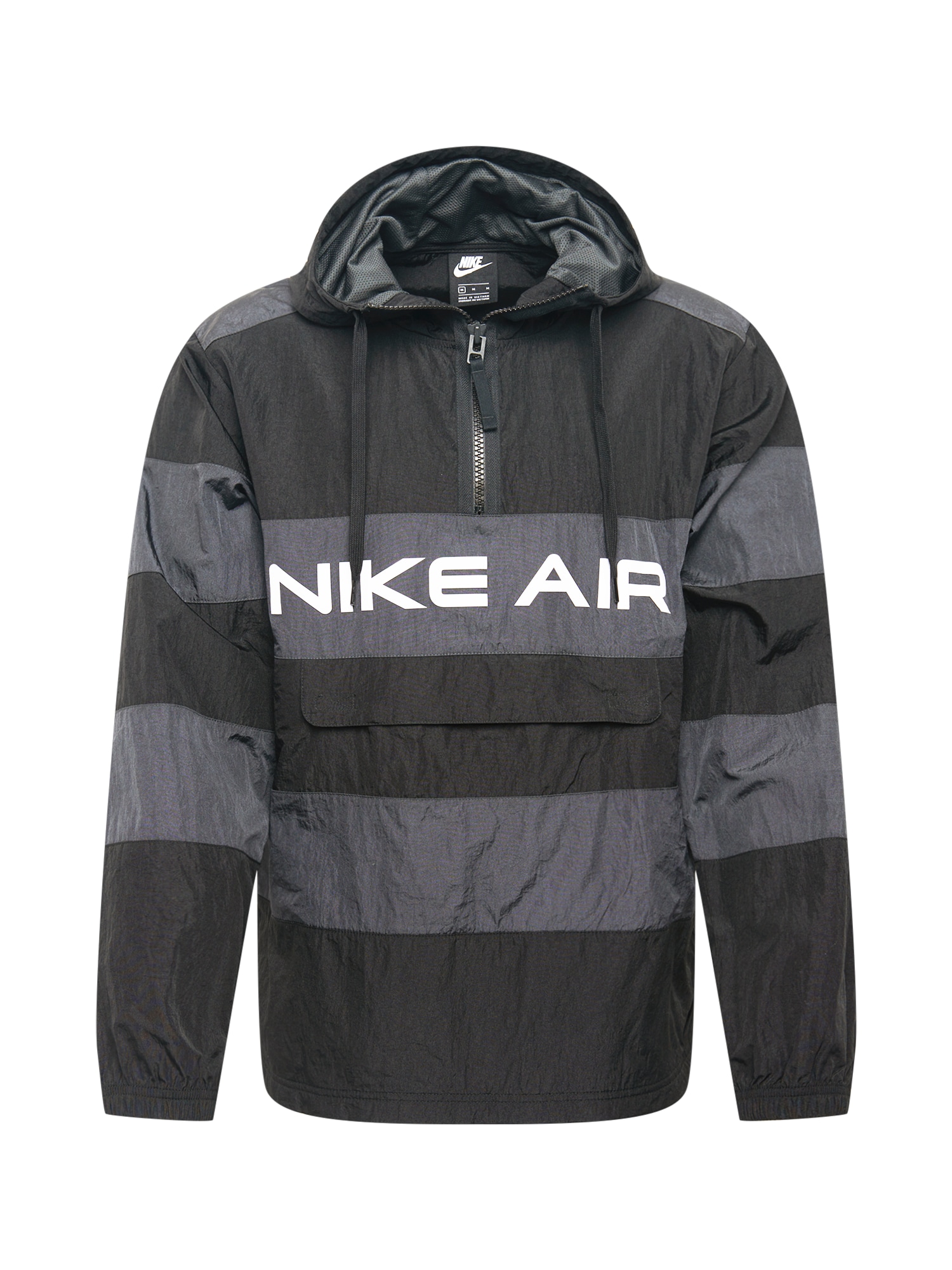 Nike Sportswear Átmeneti dzseki 'Air Unlined'  szürke / fekete