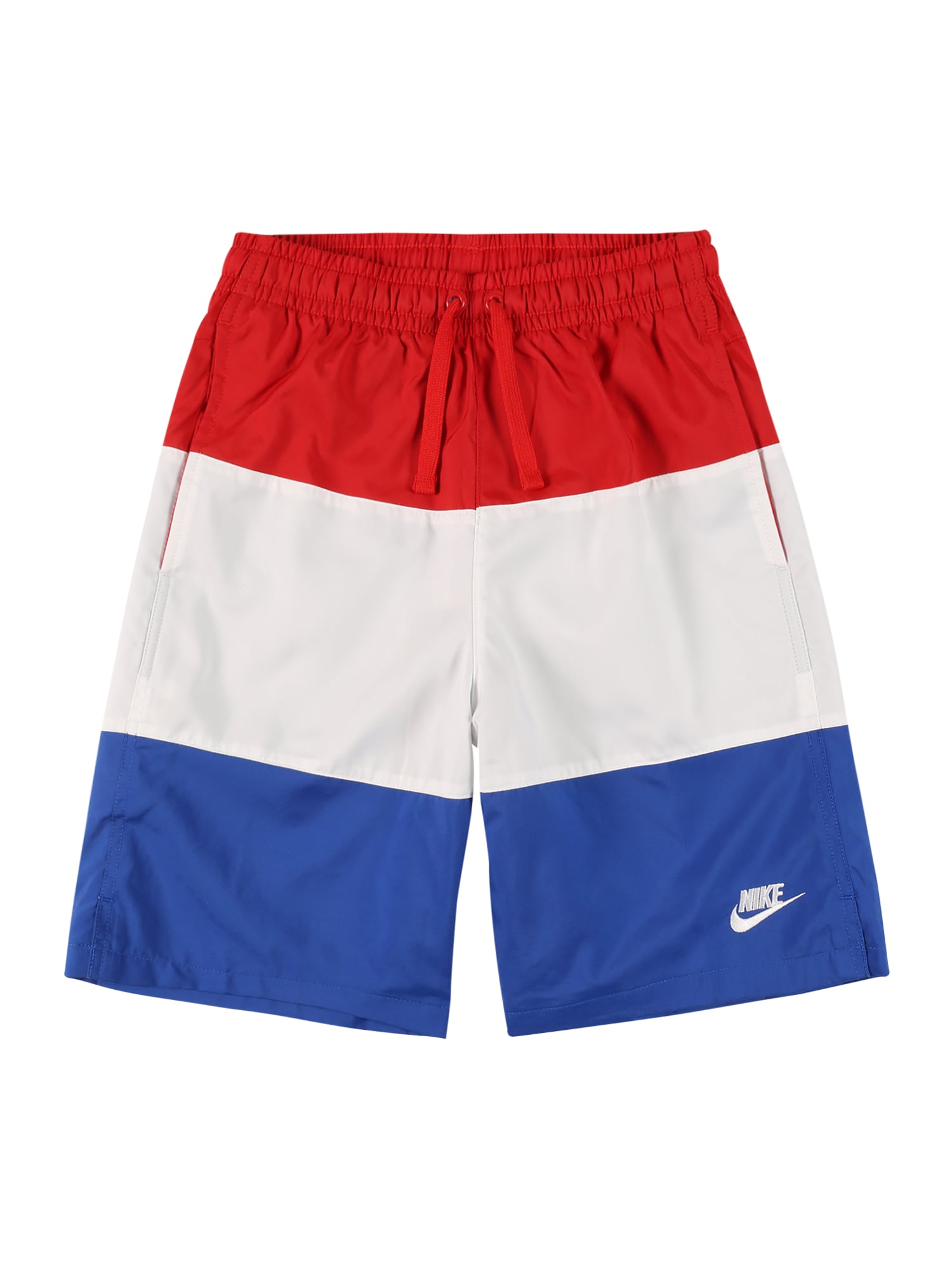 Nike Sportswear Nadrág  fehér / tűzpiros / királykék