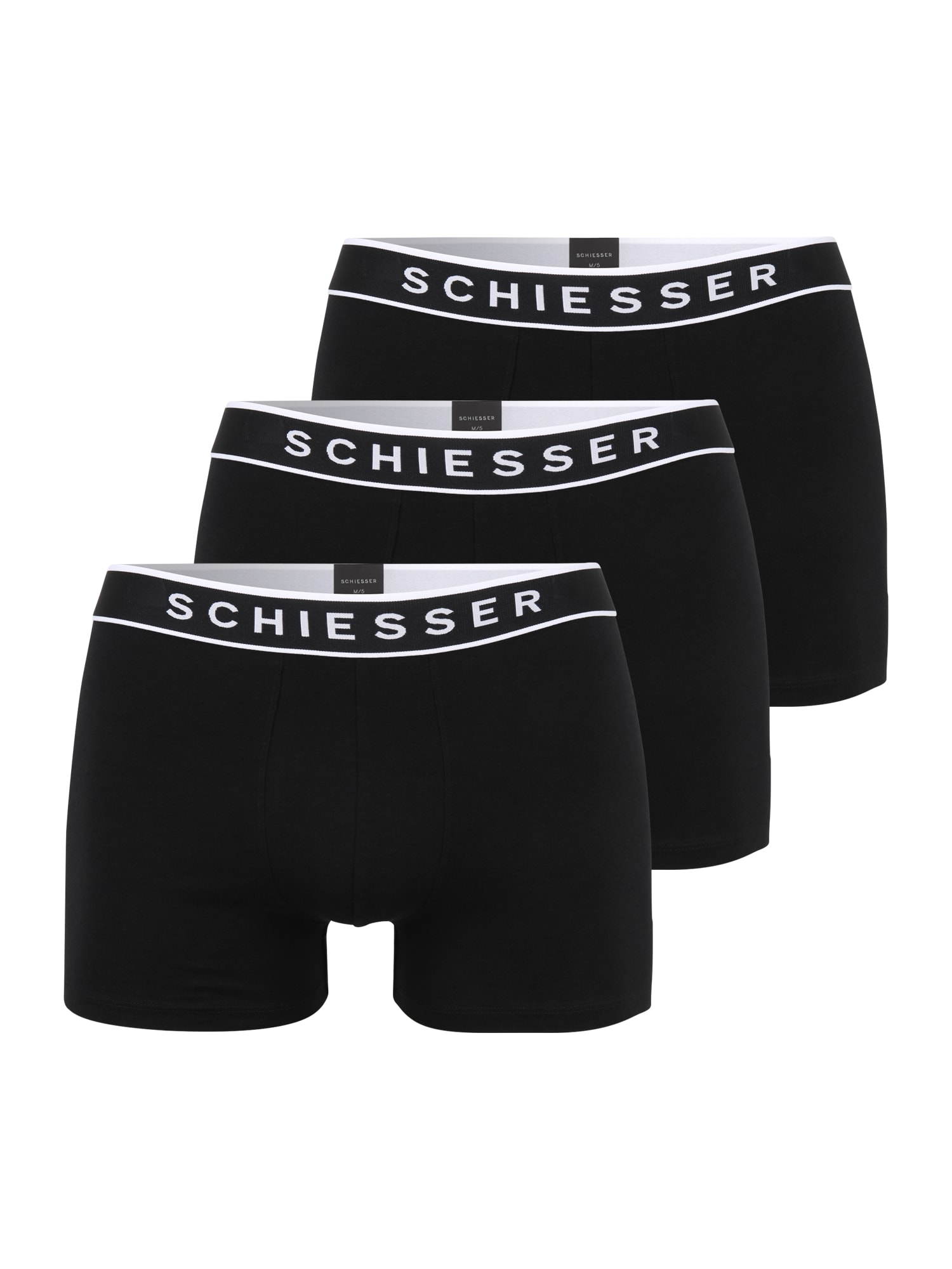 SCHIESSER Boxeralsók  fekete / fehér