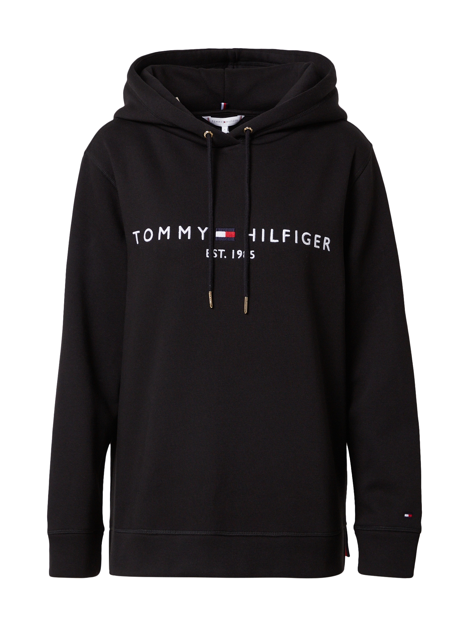 TOMMY HILFIGER Tréning póló  fekete / fehér / sötétkék / piros