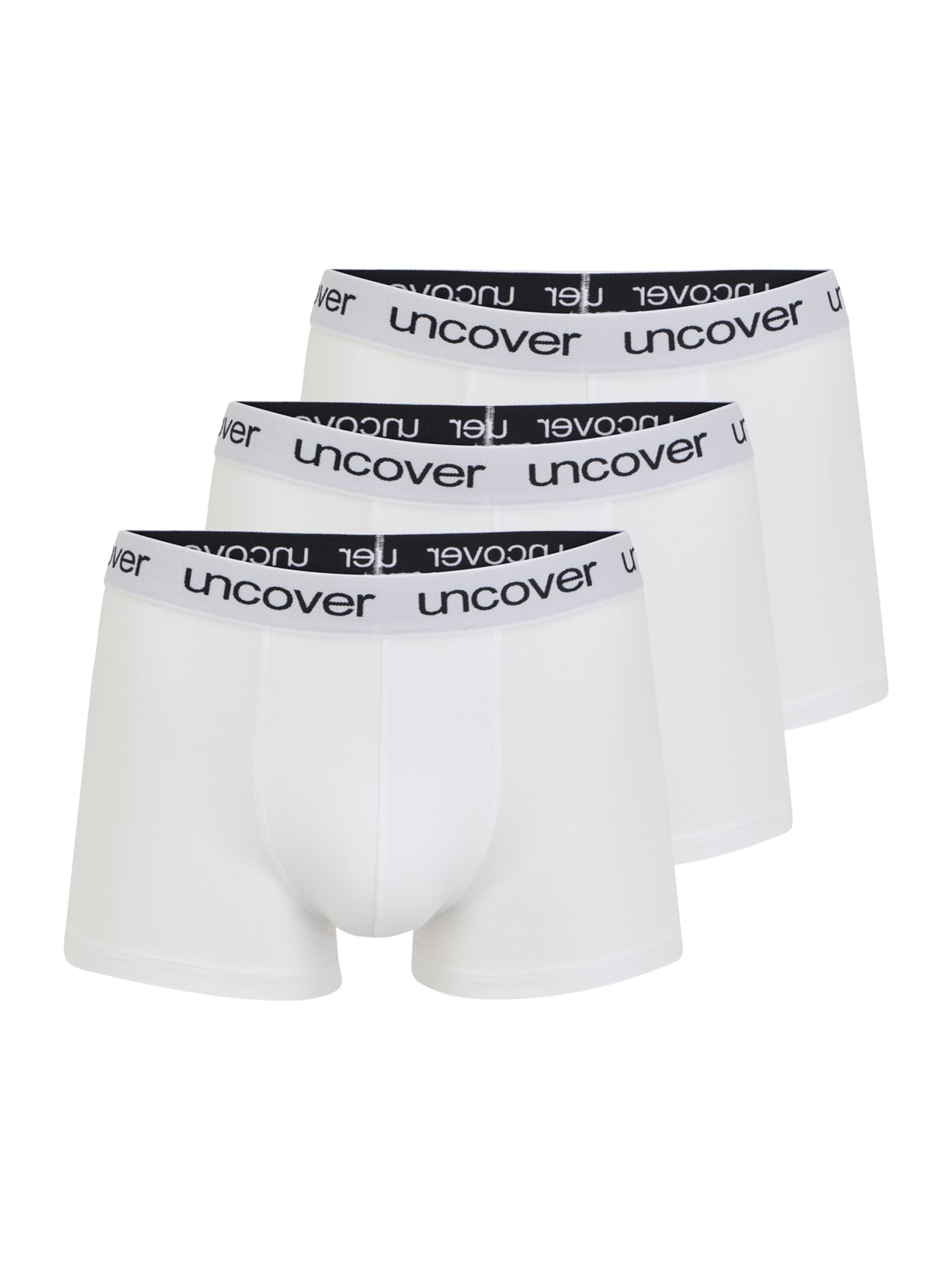 uncover by SCHIESSER Boxeralsók '3-Pack Uncover'  fehér