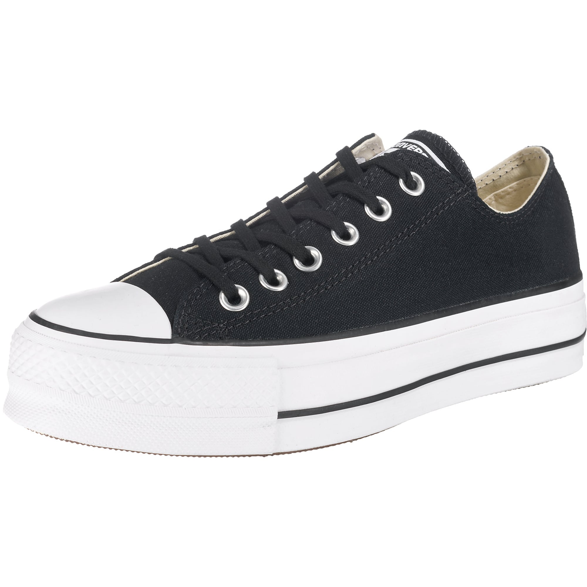 CONVERSE Rövid szárú edzőcipők 'CHUCK TAYLOR ALL STAR'  fekete / fehér