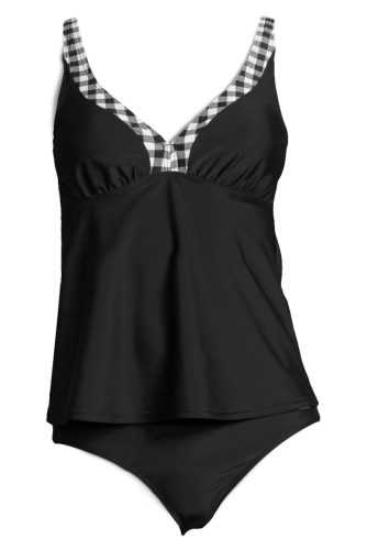 LASCANA Tankini  fekete / fehér