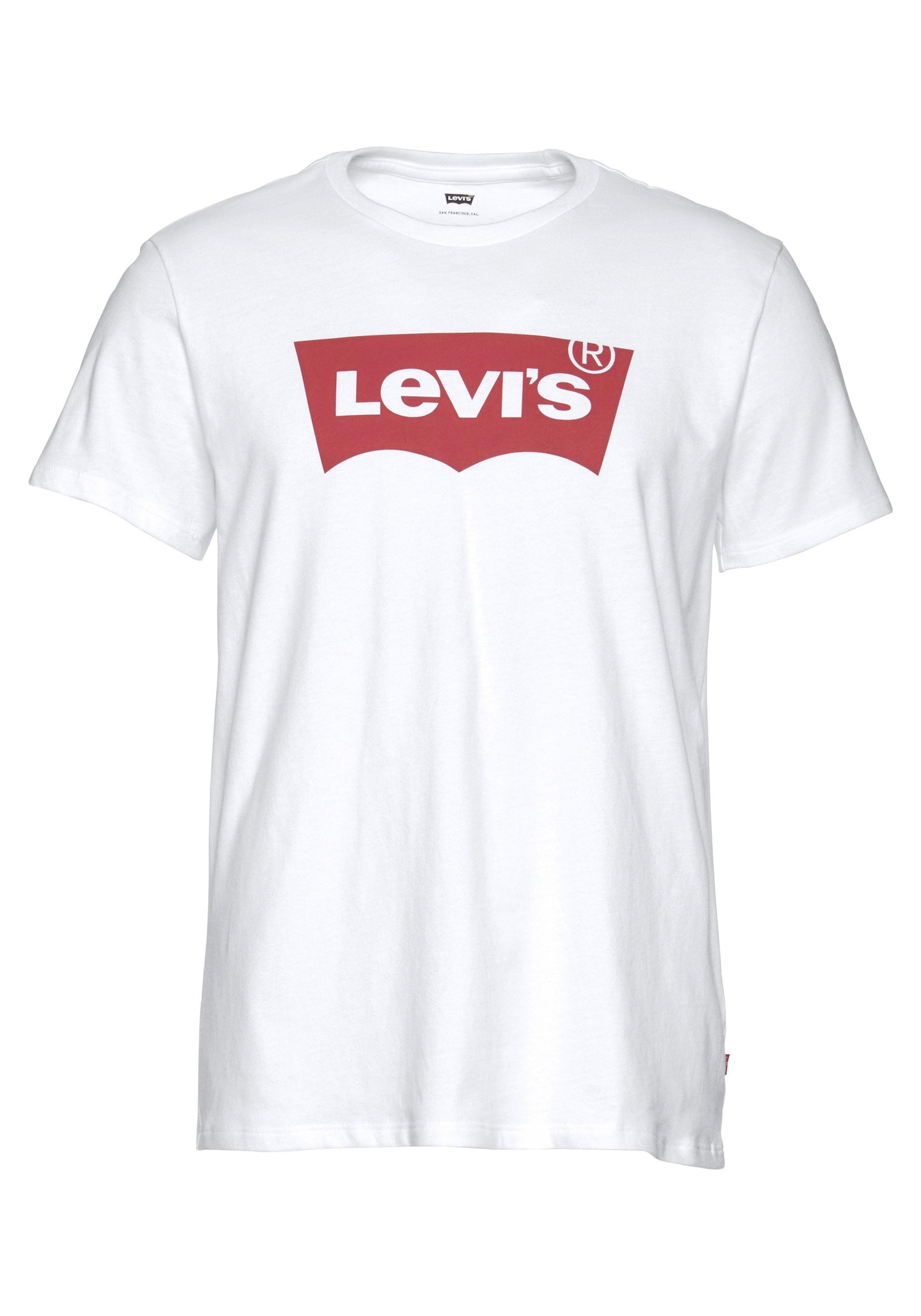 LEVI'S Póló  fehér / piros