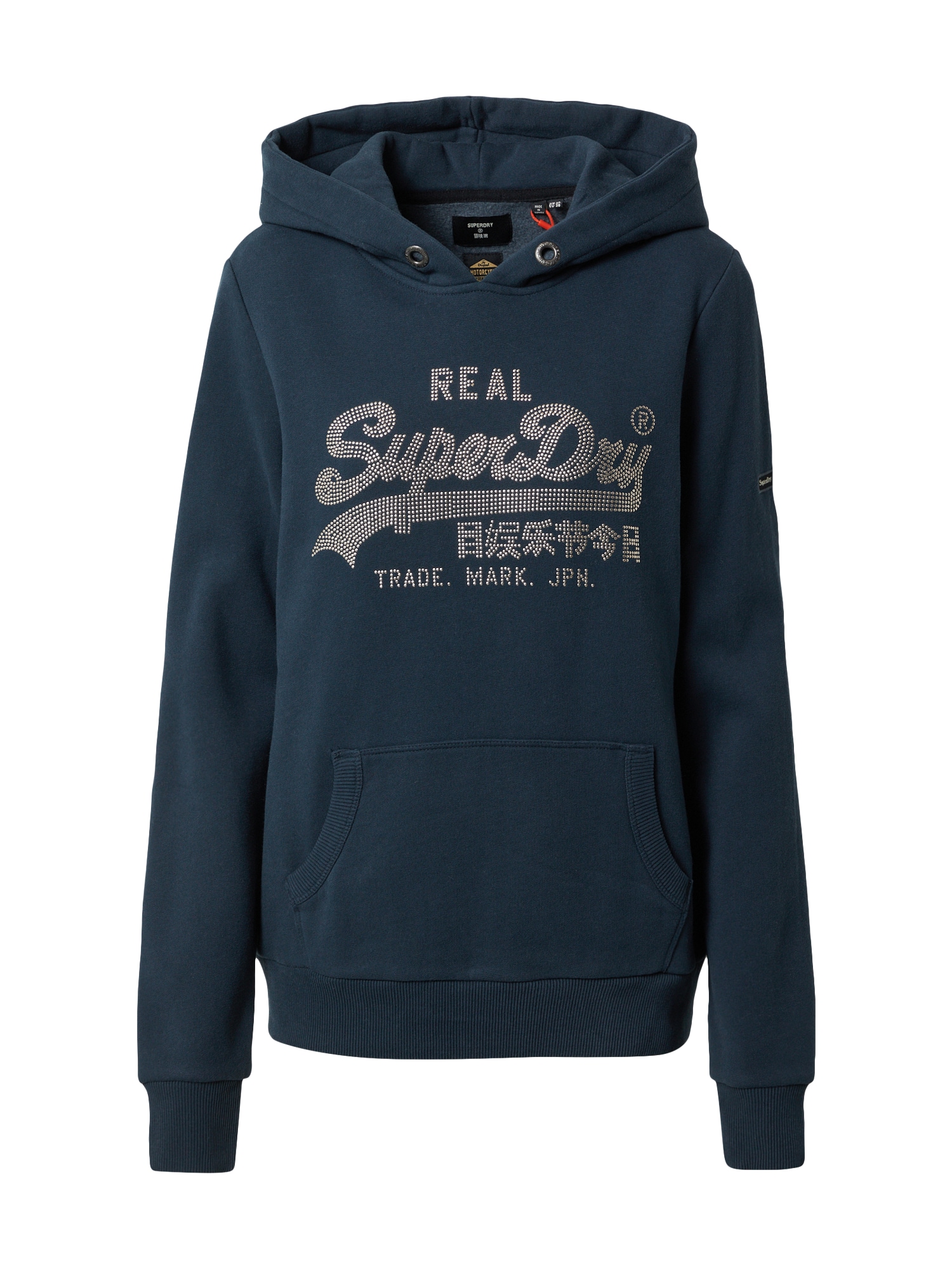 Superdry Tréning póló  éjkék / fehér