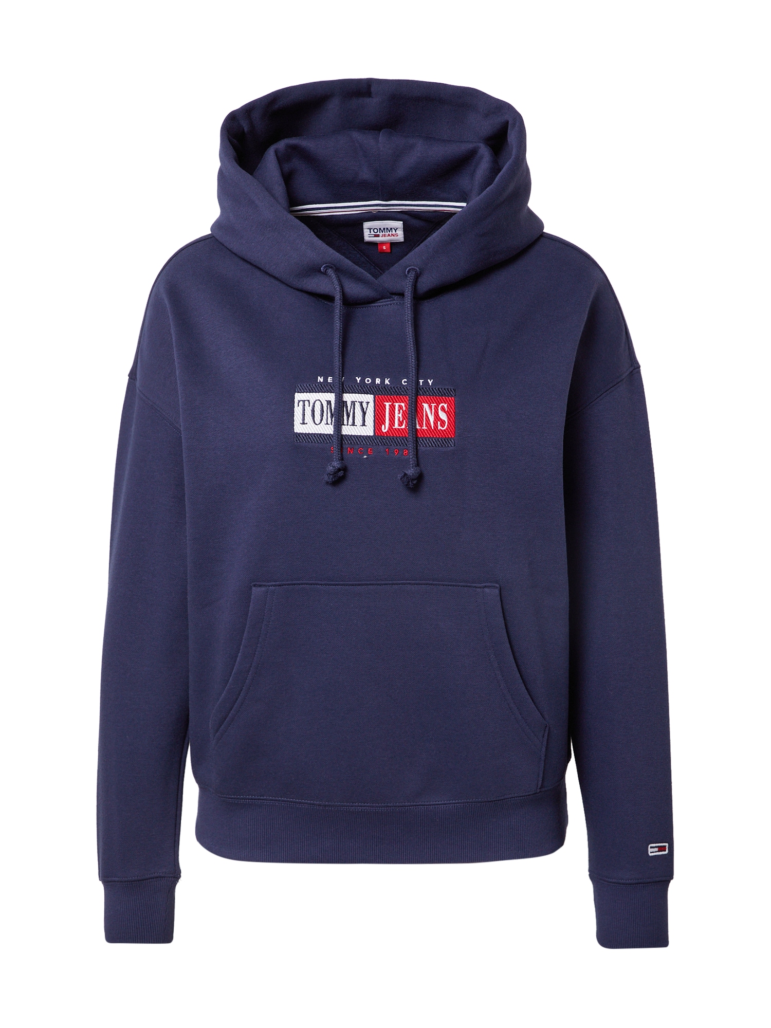 Tommy Jeans Tréning póló  tengerészkék / fehér / piros