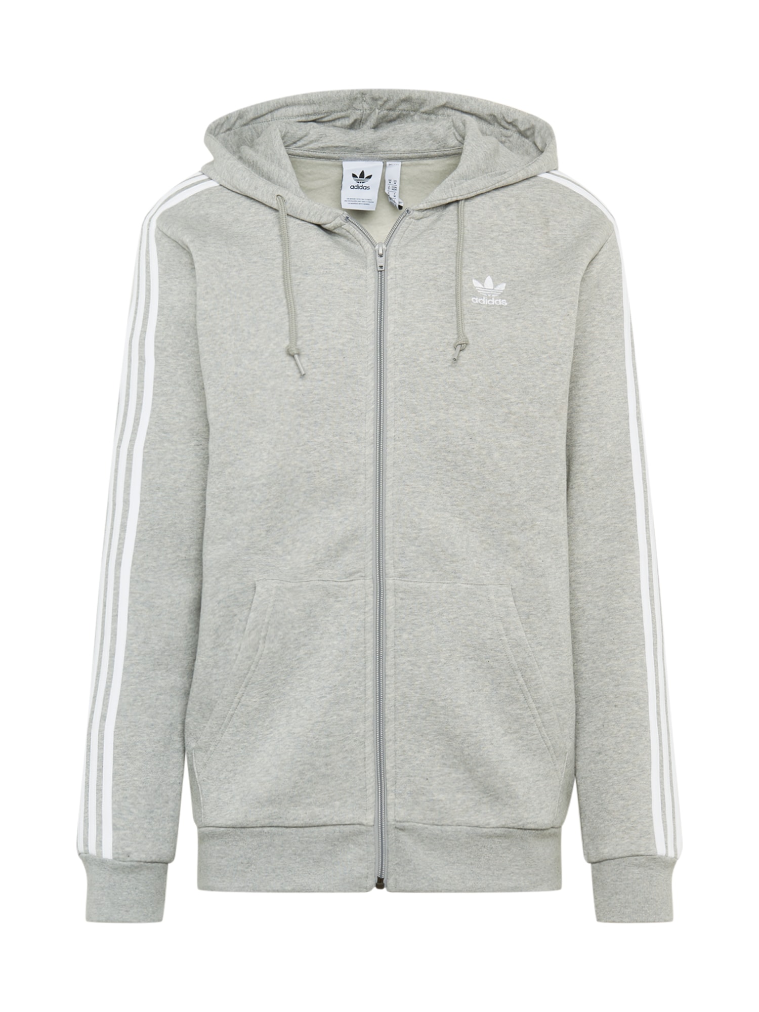 ADIDAS ORIGINALS Tréning dzseki  szürke / fehér