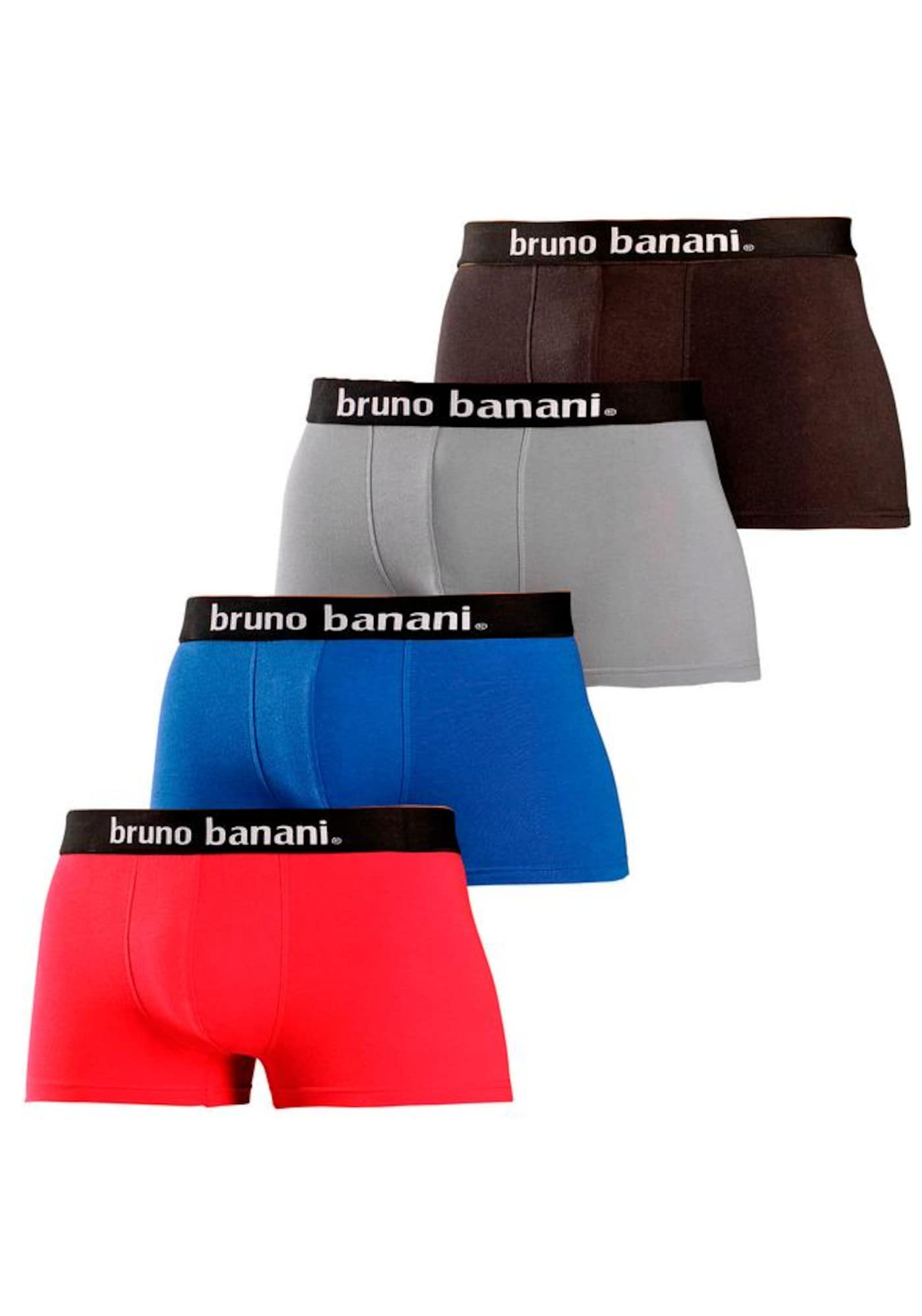 BRUNO BANANI Boxeralsók  szürke / kék / piros / fekete