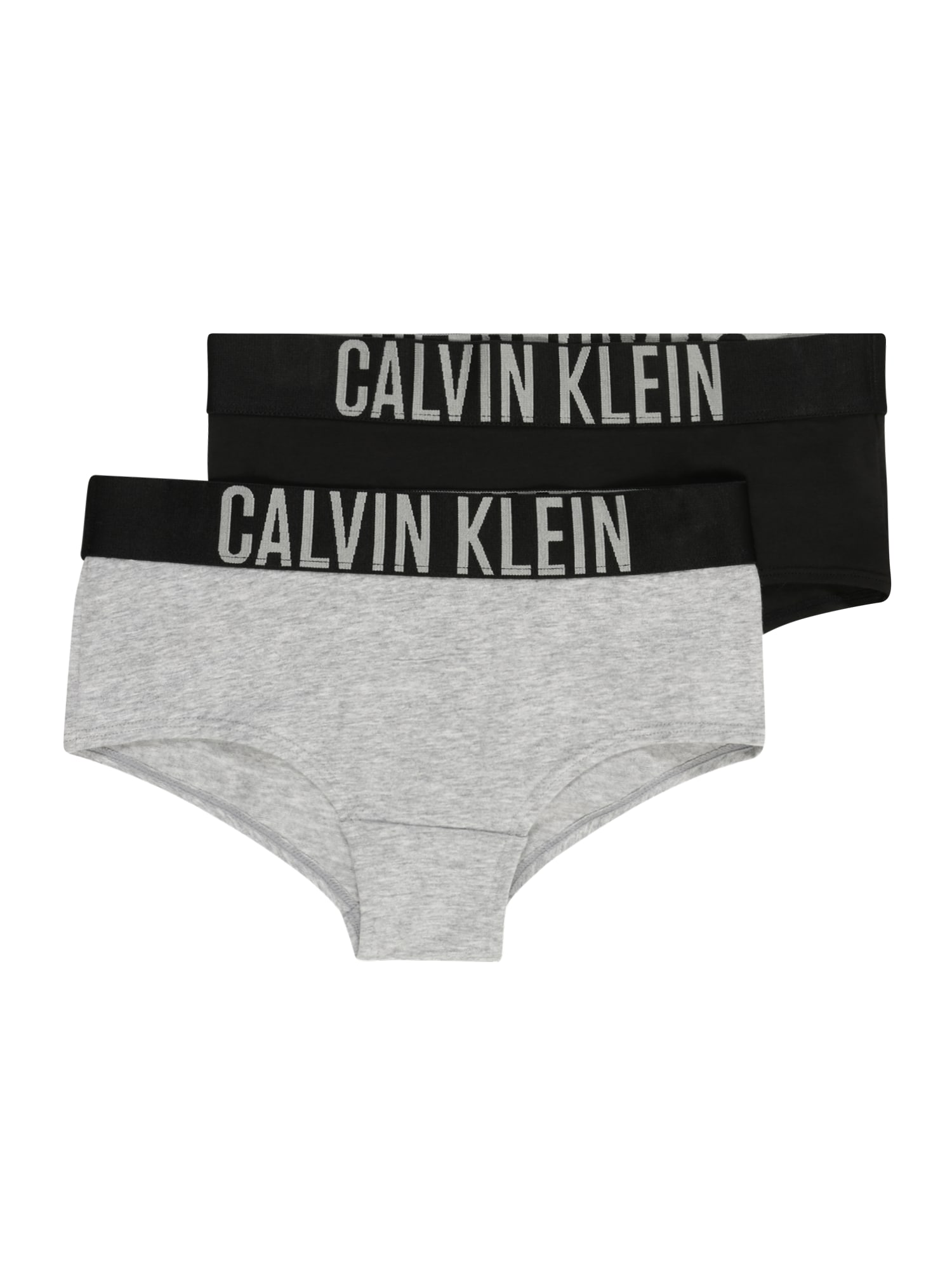 Calvin Klein Underwear Alsónadrág '2 PACK SHORTY'  szürke / fekete