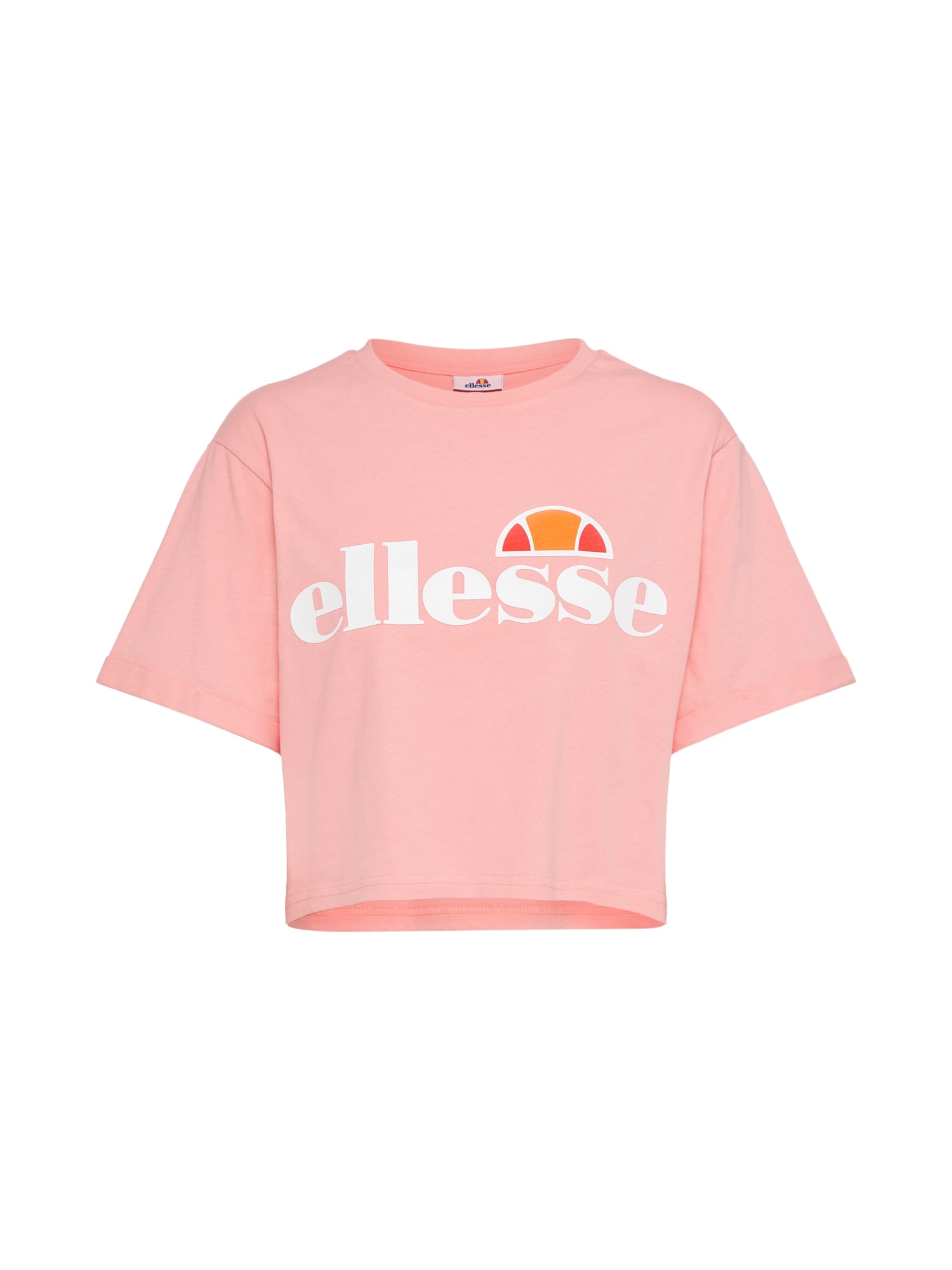 ELLESSE Póló 'Alberta'  fehér / világos-rózsaszín / narancs