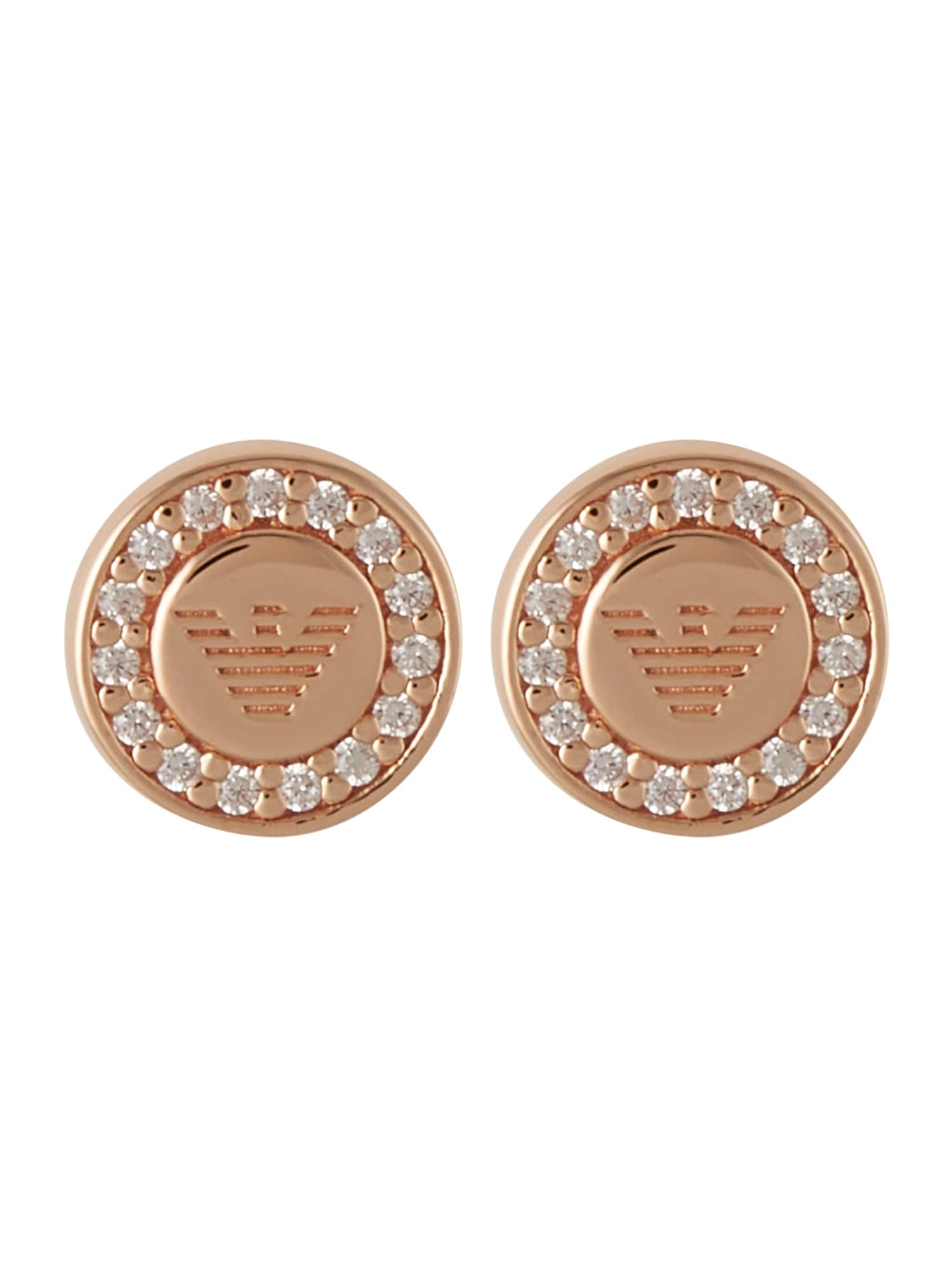 Emporio Armani Fülbevalók 'EG3054221'  rózsaszín arany / átlátszó