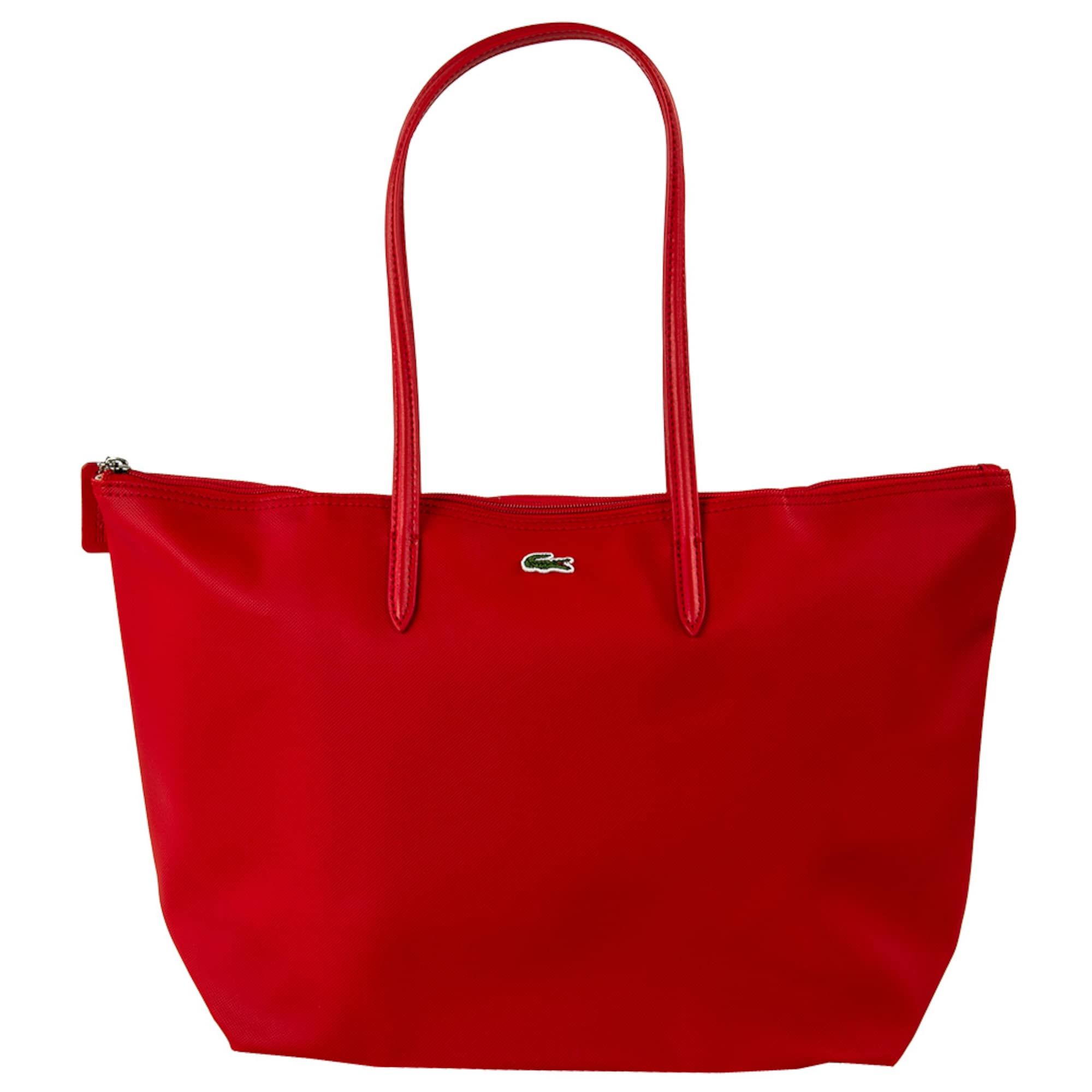LACOSTE Shopper táska 'Sac Femme'  piros / zöld / fehér