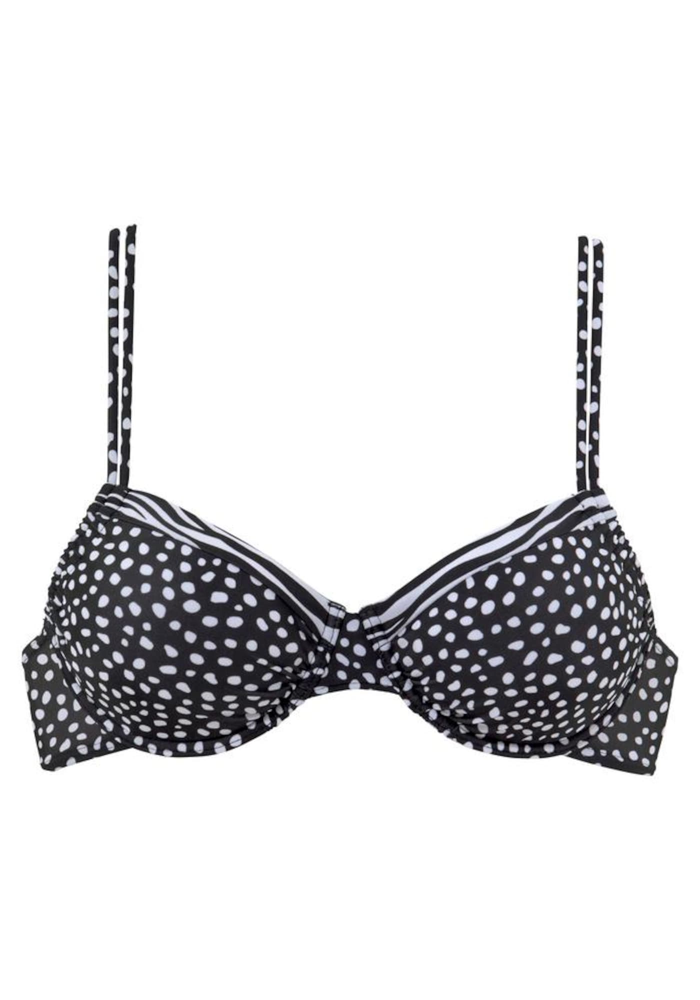 LASCANA Bikini felső  fekete