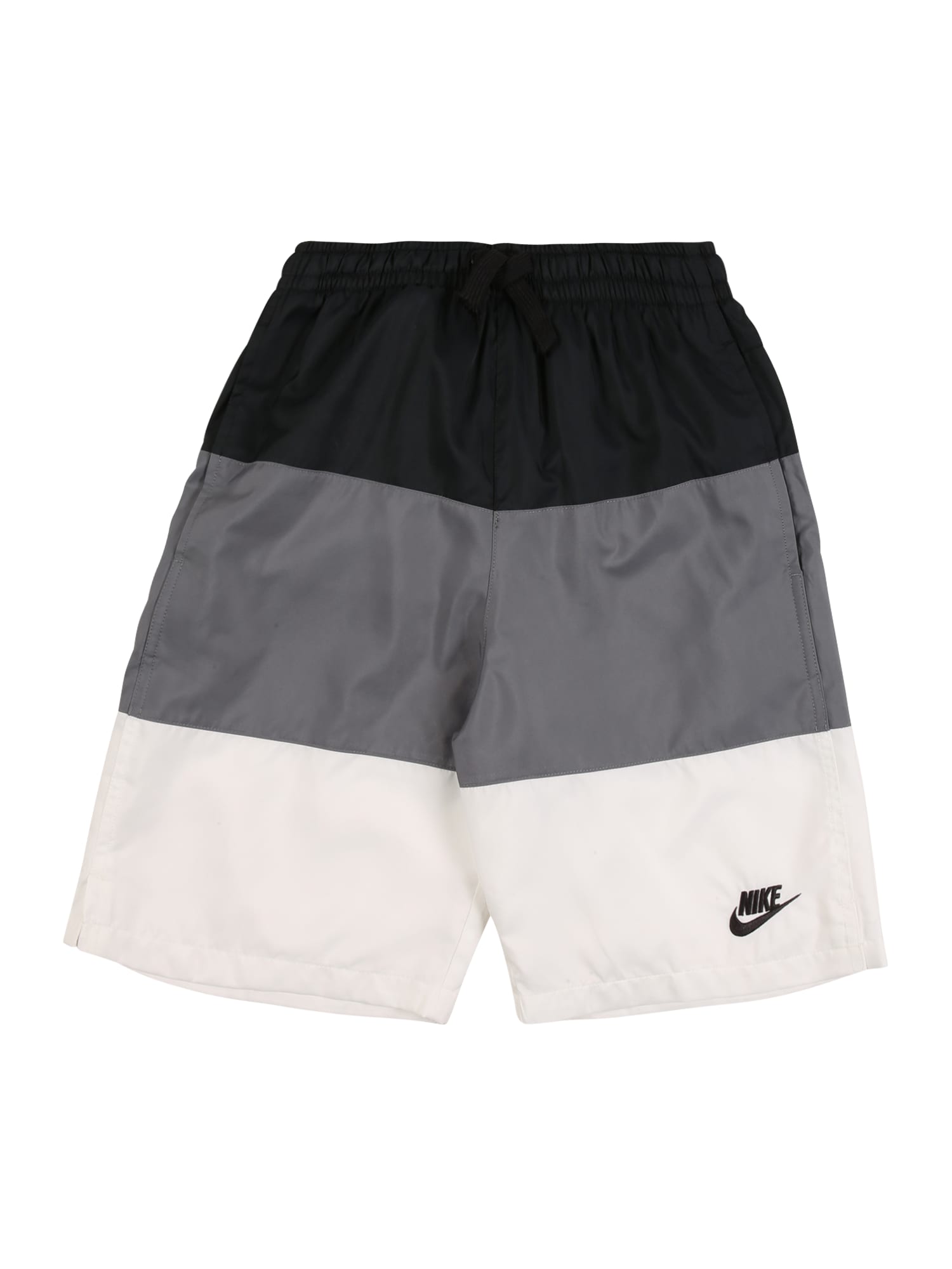 Nike Sportswear Nadrág  fekete / fehér / sötétszürke