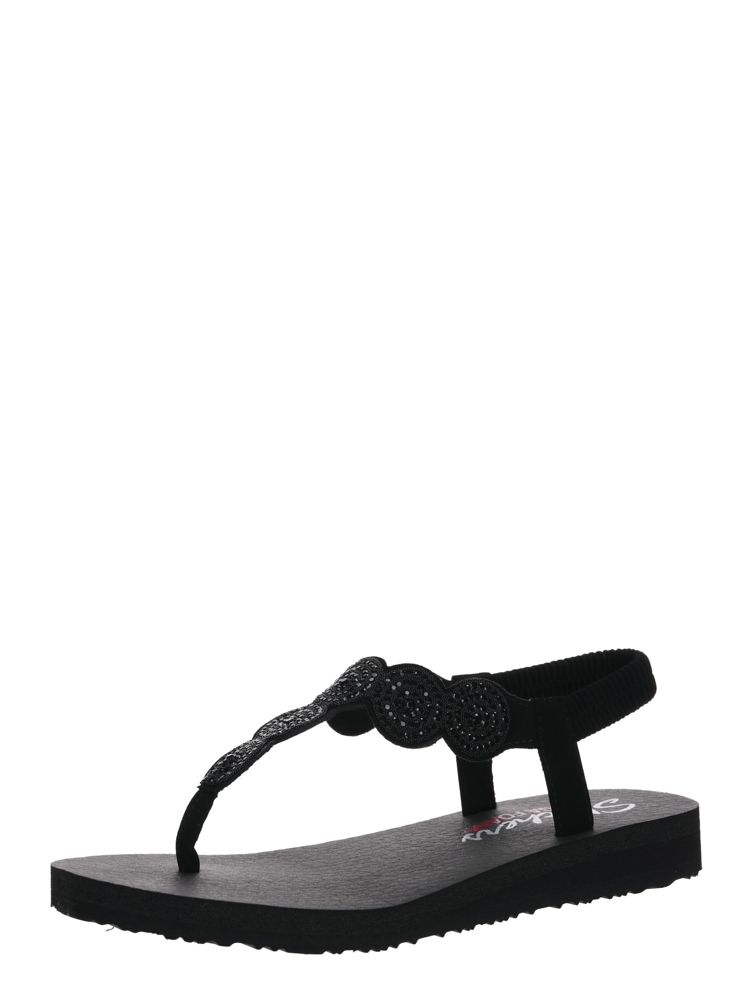 SKECHERS Ujjelválasztó-pántos szandál 'Stars & Sparkle'  fekete