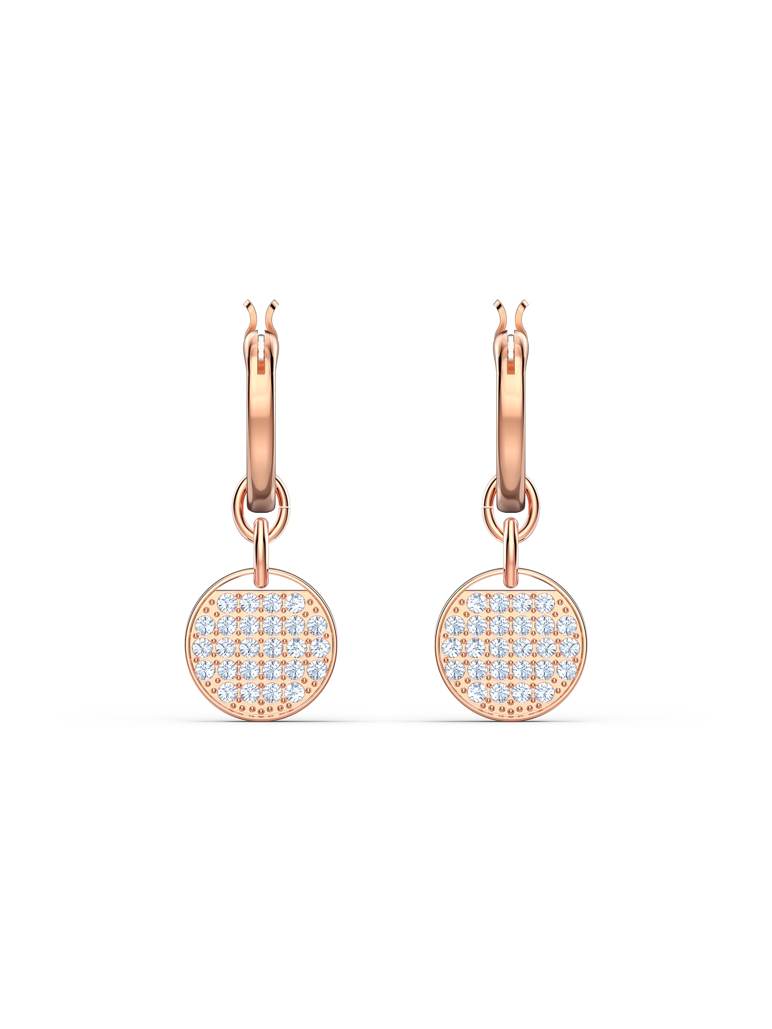 Swarovski Fülbevalók  arany / fehér
