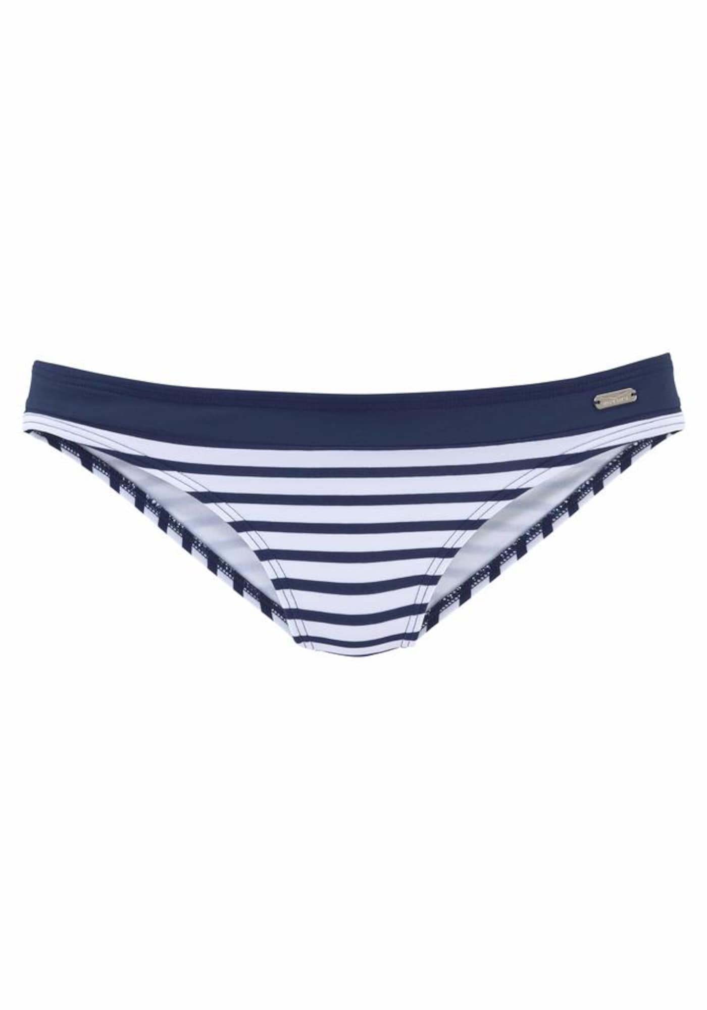 VENICE BEACH Bikini nadrágok 'Summer'  fehér / tengerészkék