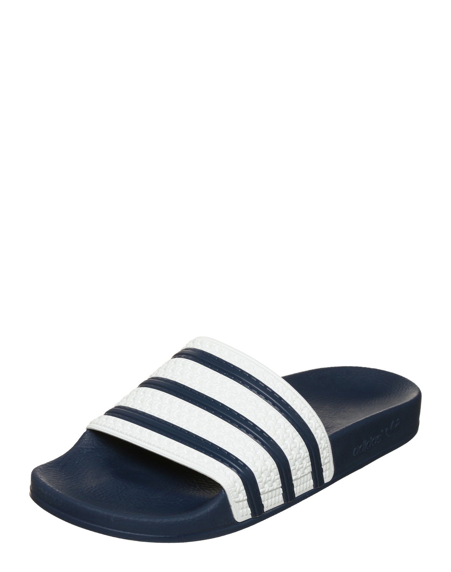 ADIDAS ORIGINALS Strandcipő 'Adilette'  fehér / tengerészkék