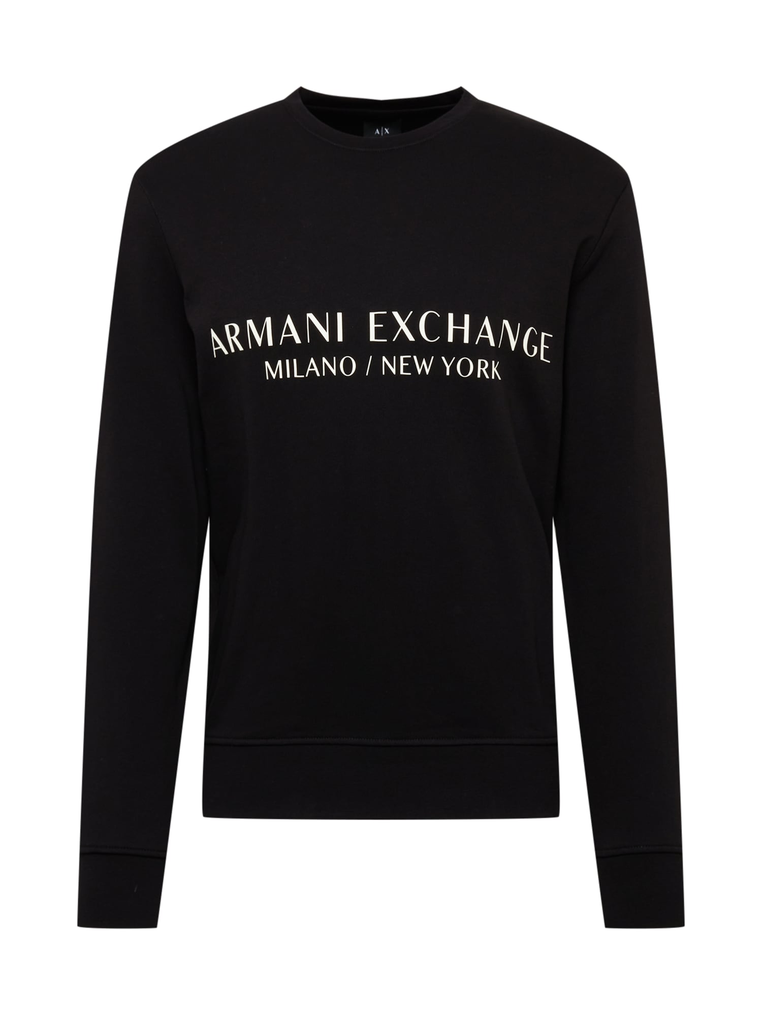 ARMANI EXCHANGE Tréning póló  fekete / fehér