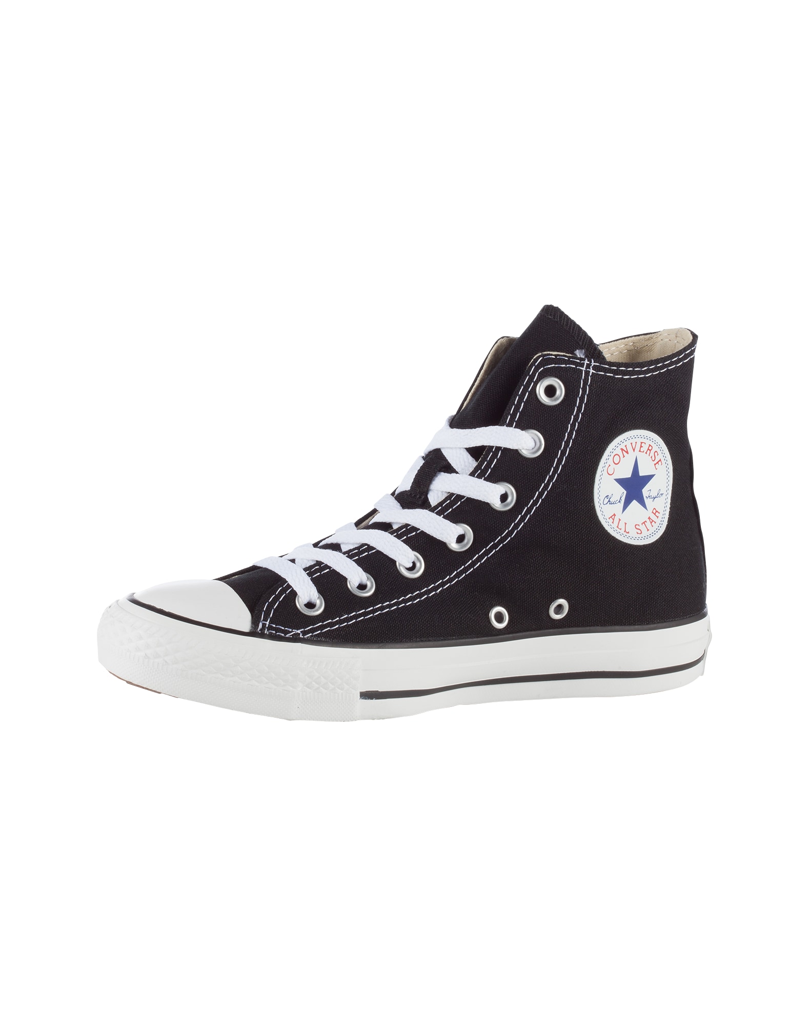 CONVERSE Magas szárú edzőcipők 'Chuck Taylor All Star Hi'  fekete / fehér / kék / piros
