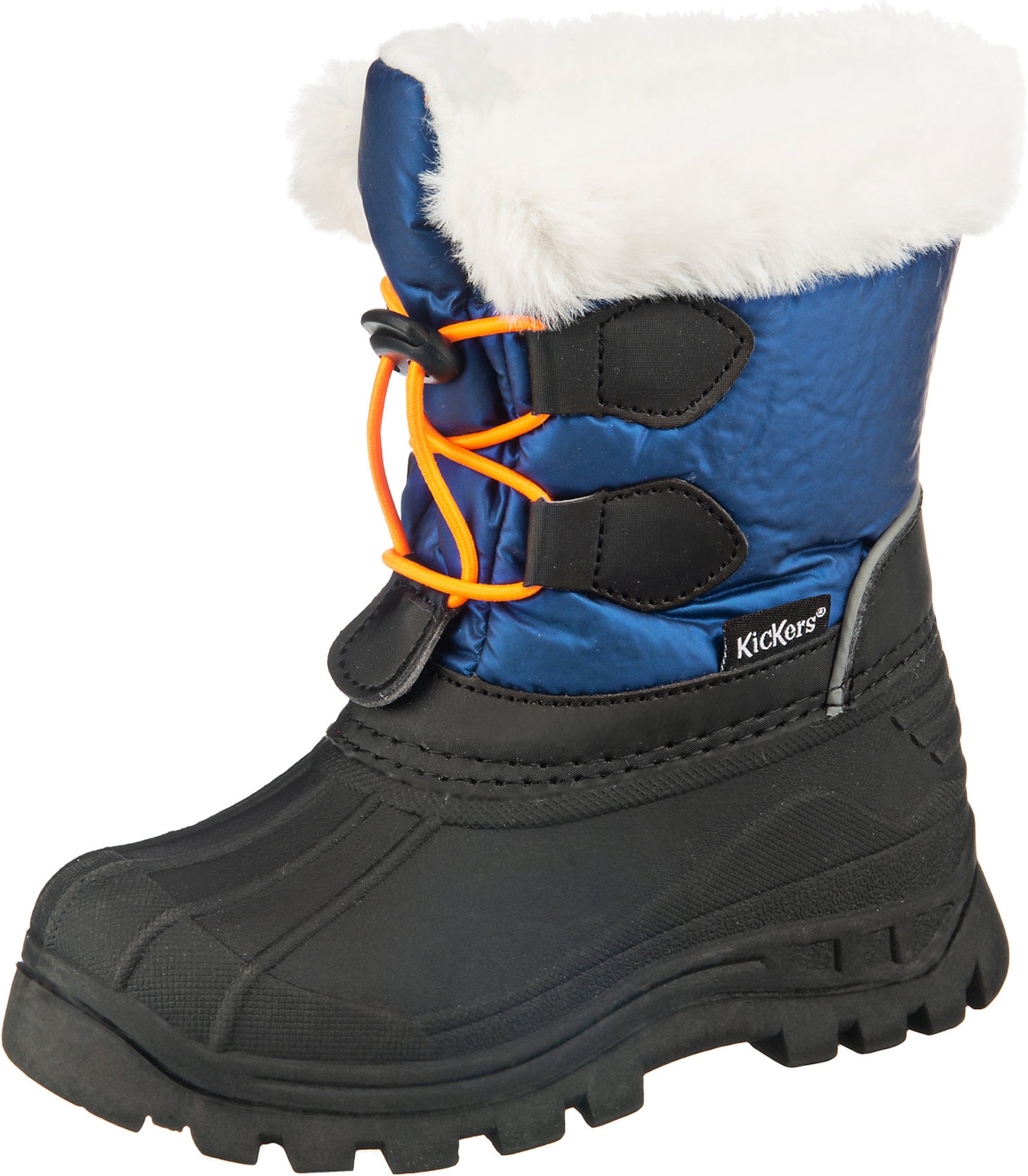 Kickers Csizma 'Sealsnow'  fekete / kék / fehér